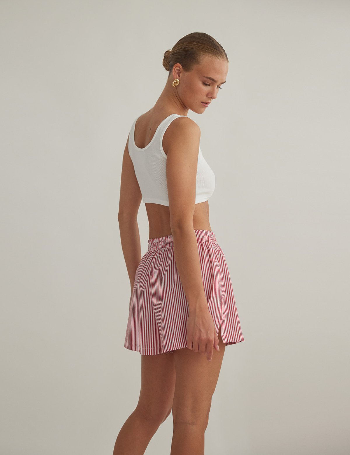 Γυναικείο ριγέ σορτς