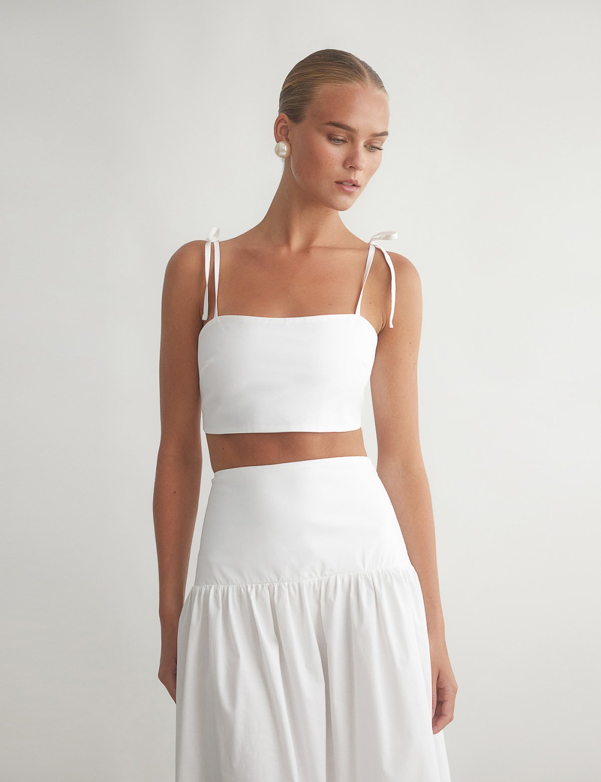 Γυναικείο crop τοπ ποπλίνα