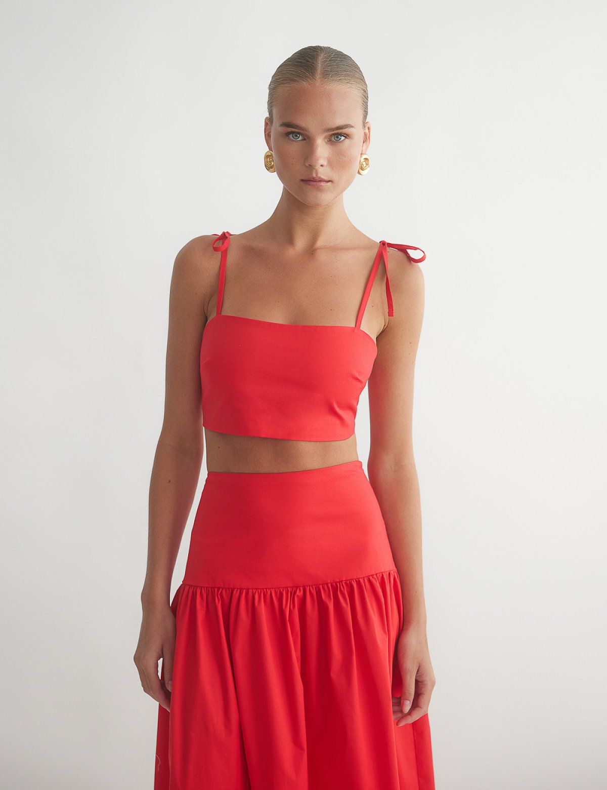 Γυναικείο crop τοπ ποπλίνα