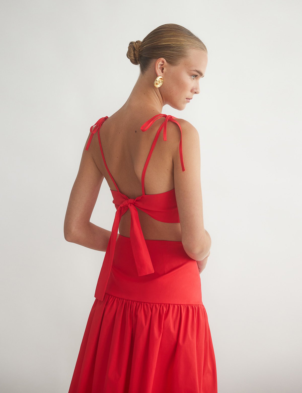 Γυναικείο crop τοπ ποπλίνα