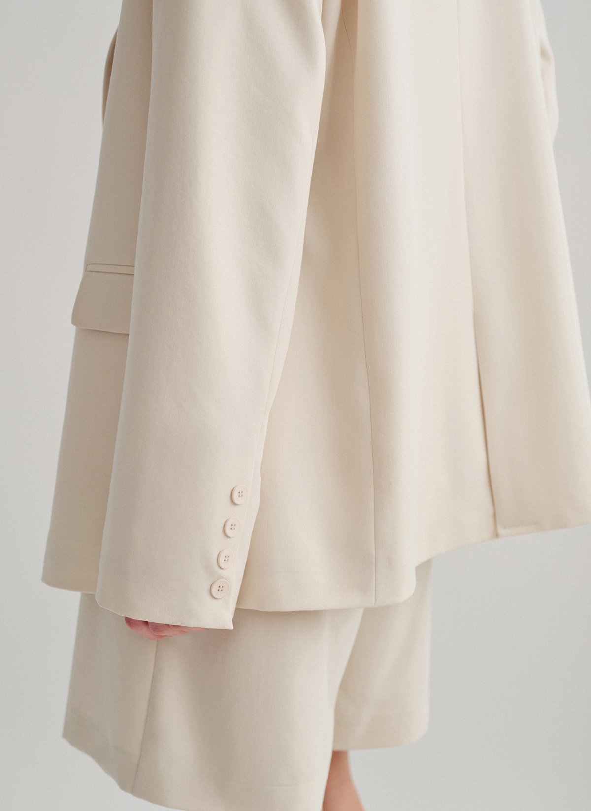 Γυναικείο υφασμάτινο oversized μπλέιζερ