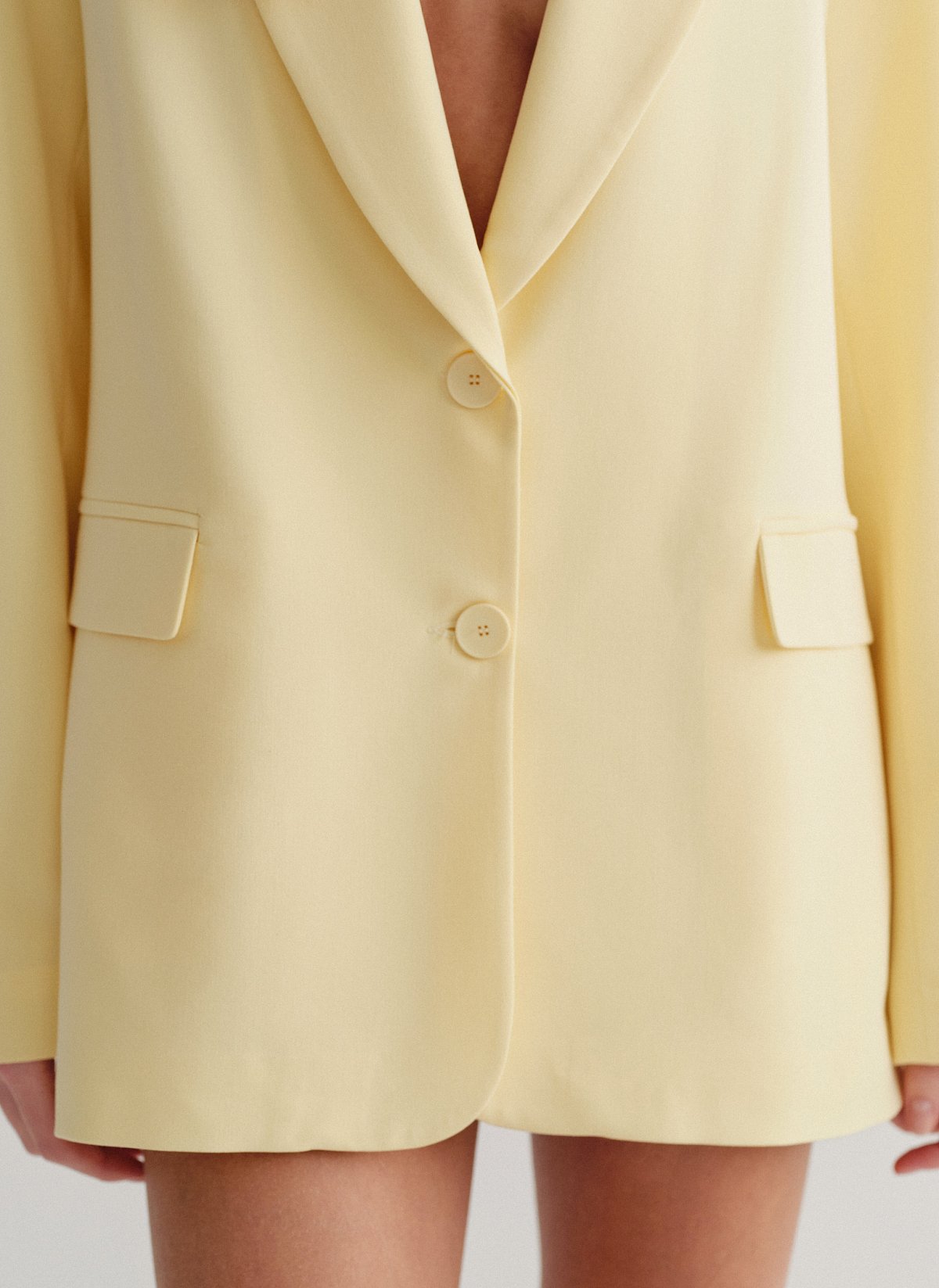 Γυναικείο υφασμάτινο oversized μπλέιζερ