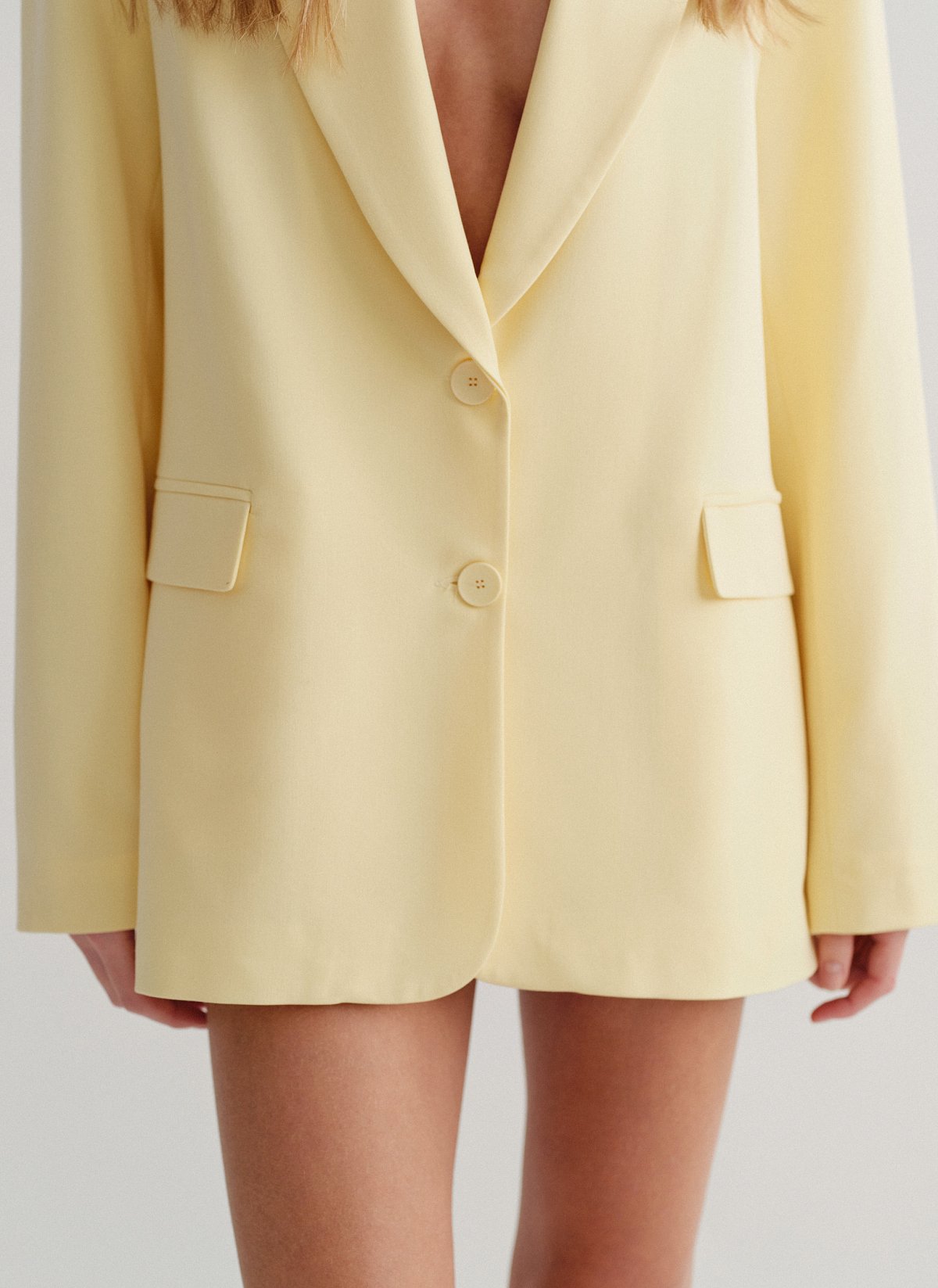 Γυναικείο υφασμάτινο oversized μπλέιζερ