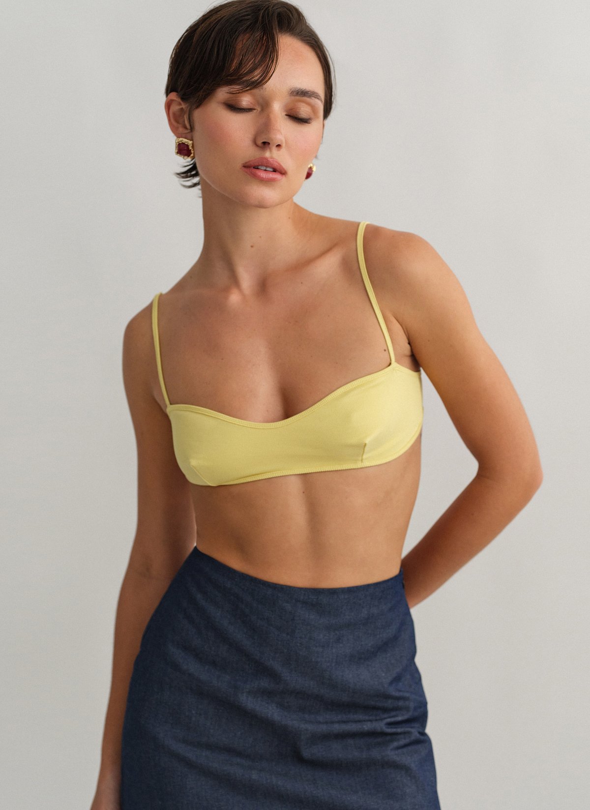 Γυναικείο ριπ crop τοπ