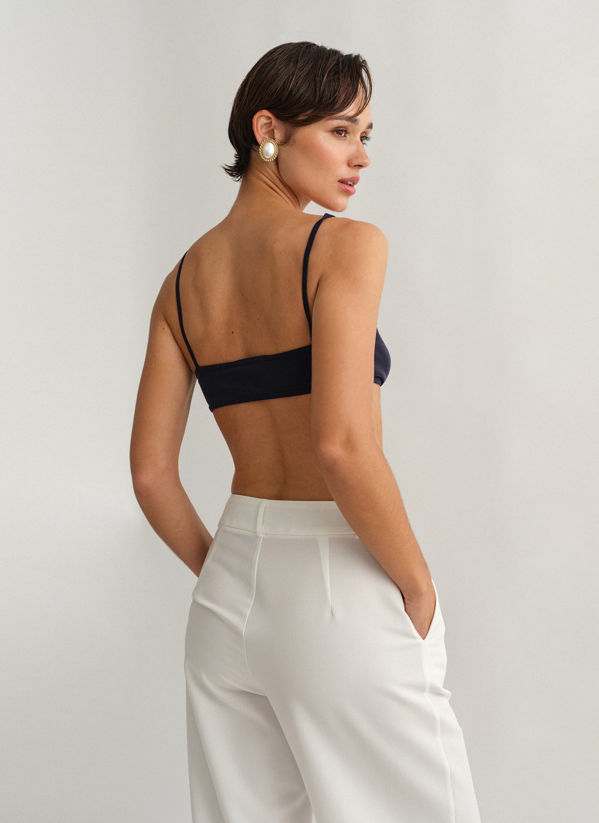 Γυναικείο ριπ crop τοπ