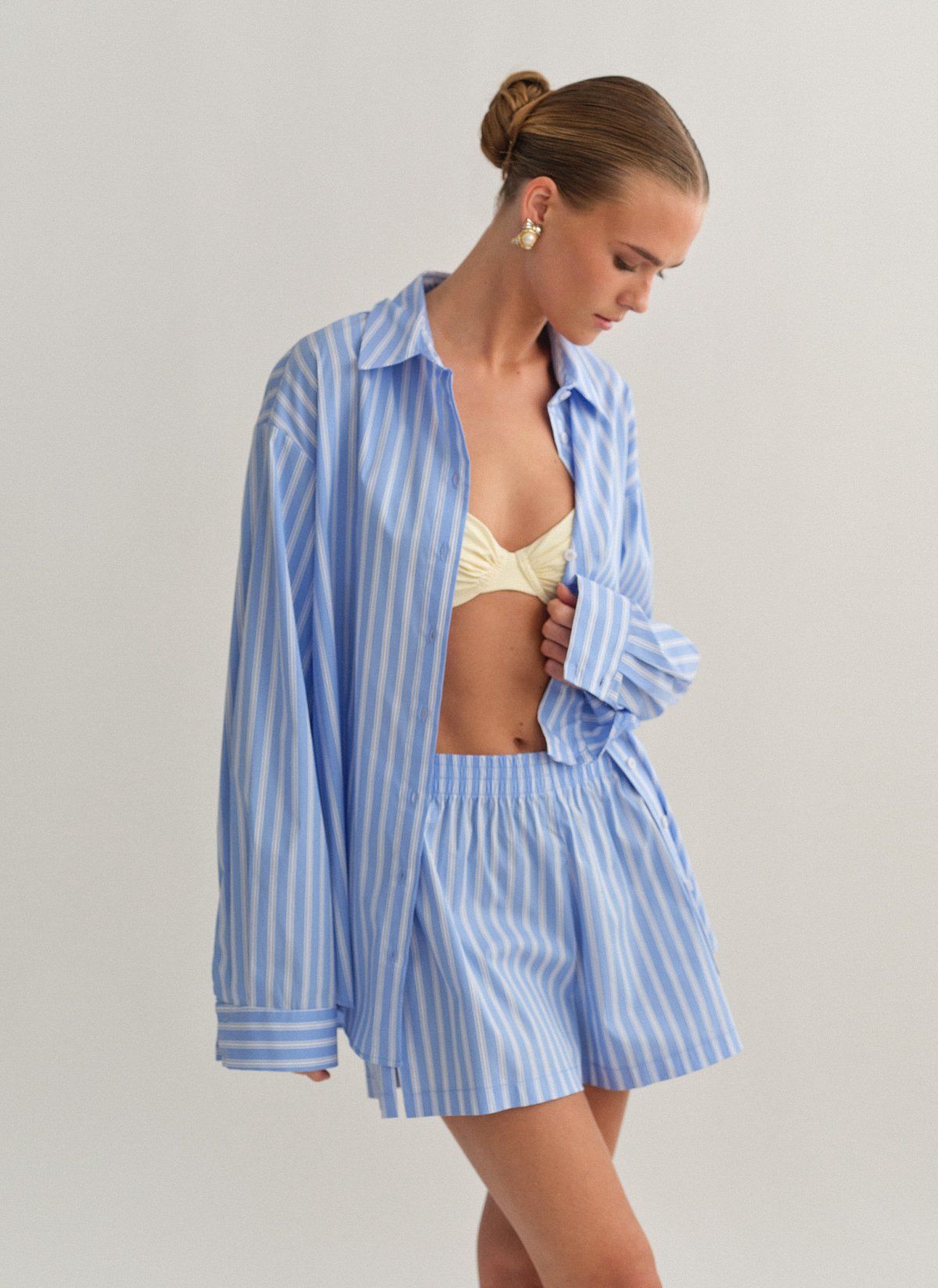 Γυναικείο ριγέ σορτς