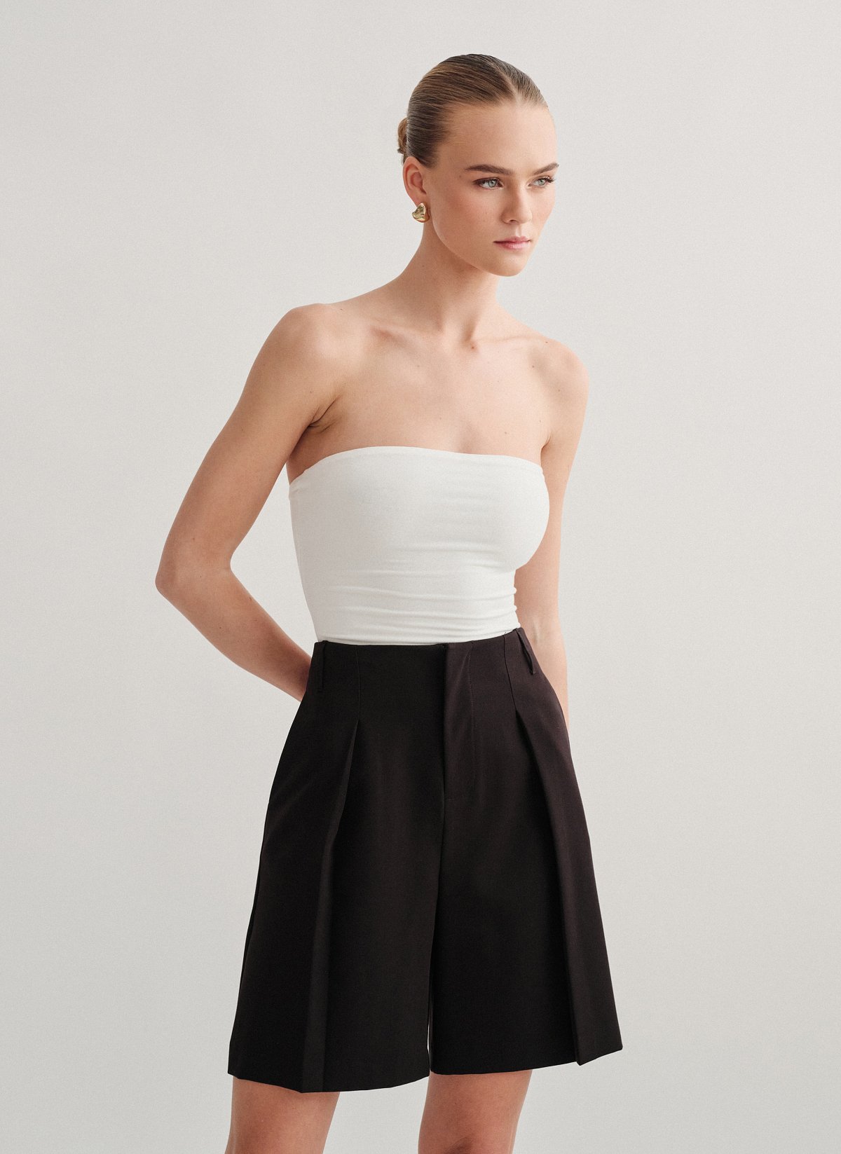 Γυναικείο στράπλες κορμάκι bamboo