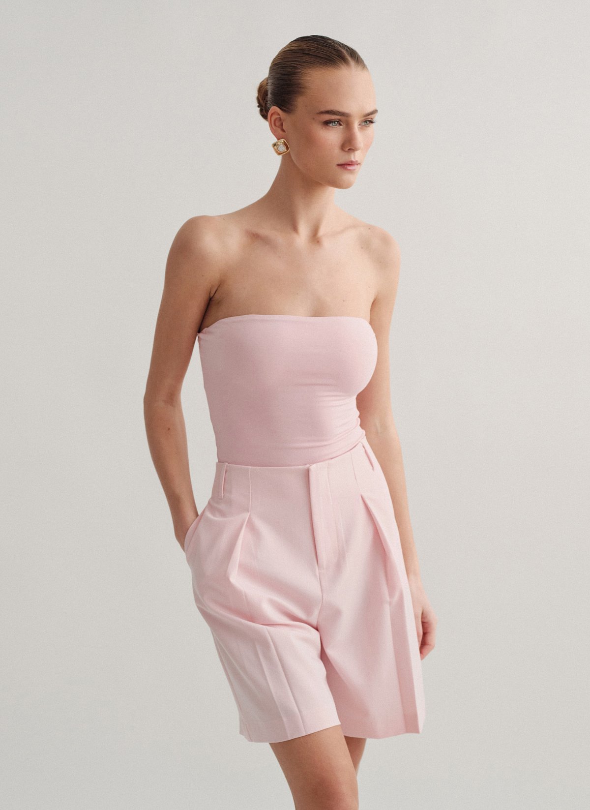 Γυναικείο στράπλες κορμάκι bamboo