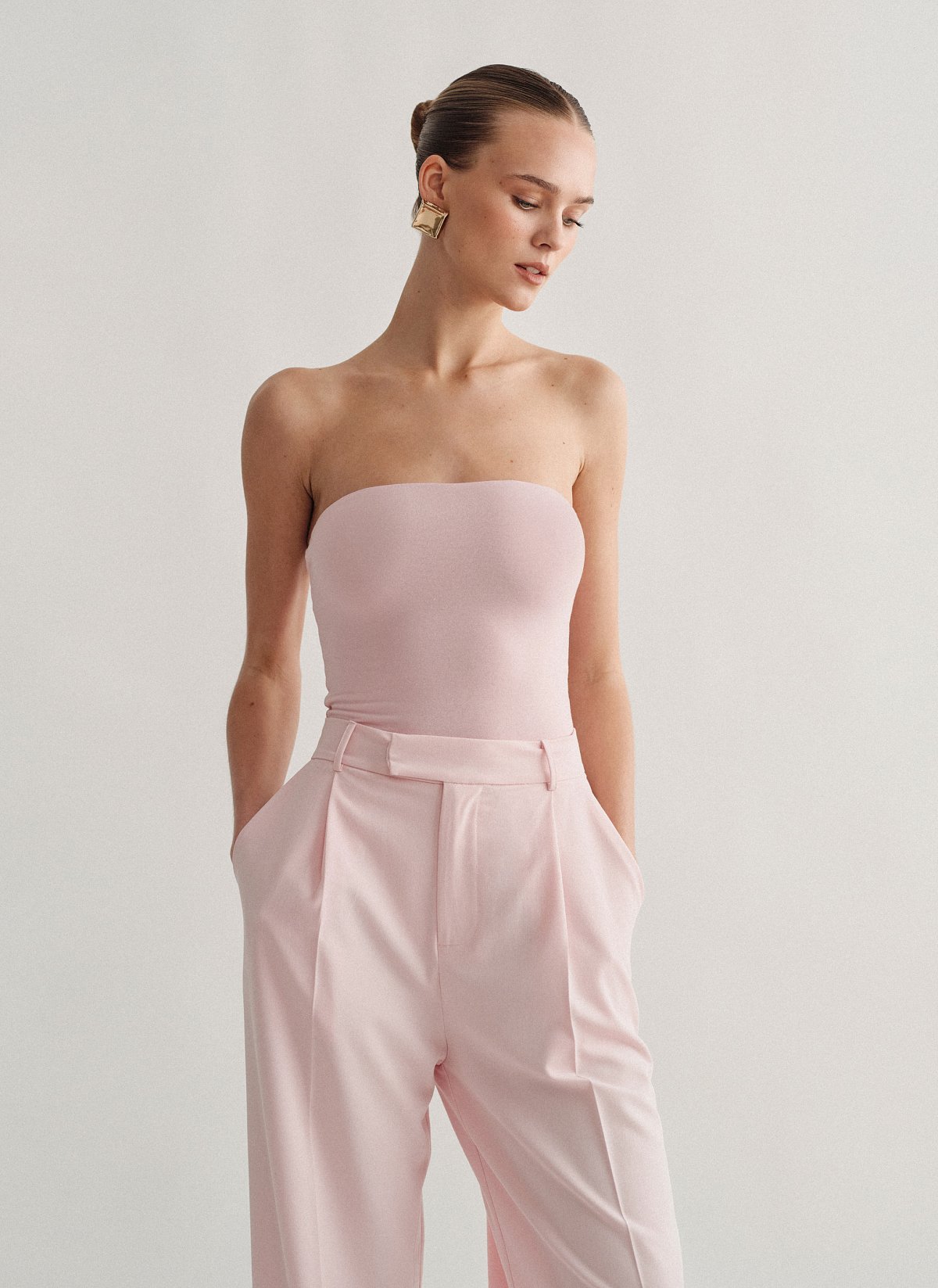 Γυναικείο στράπλες κορμάκι bamboo