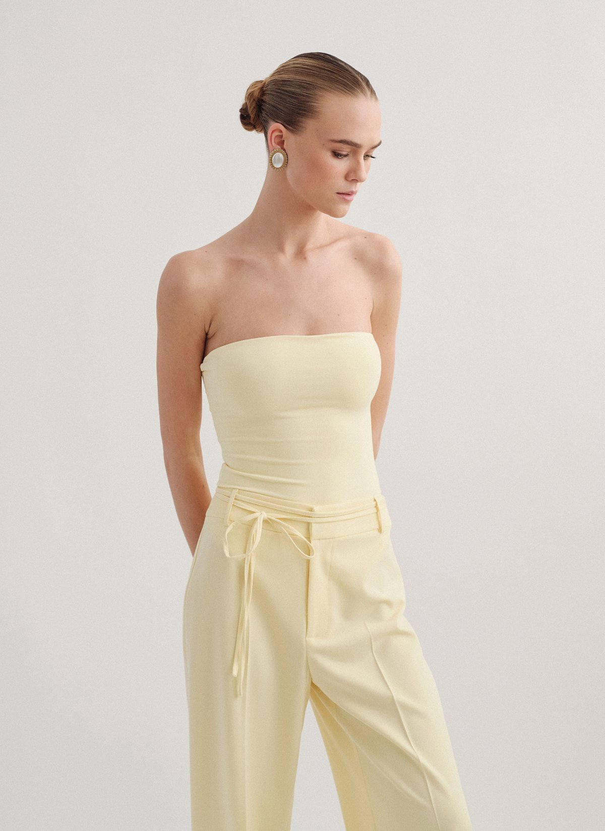 Γυναικείο στράπλες κορμάκι bamboo