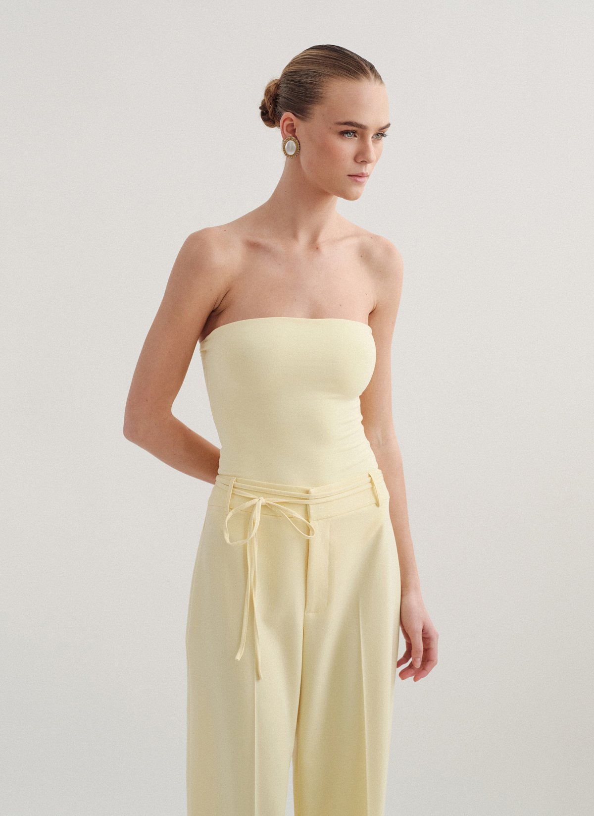 Γυναικείο στράπλες κορμάκι bamboo