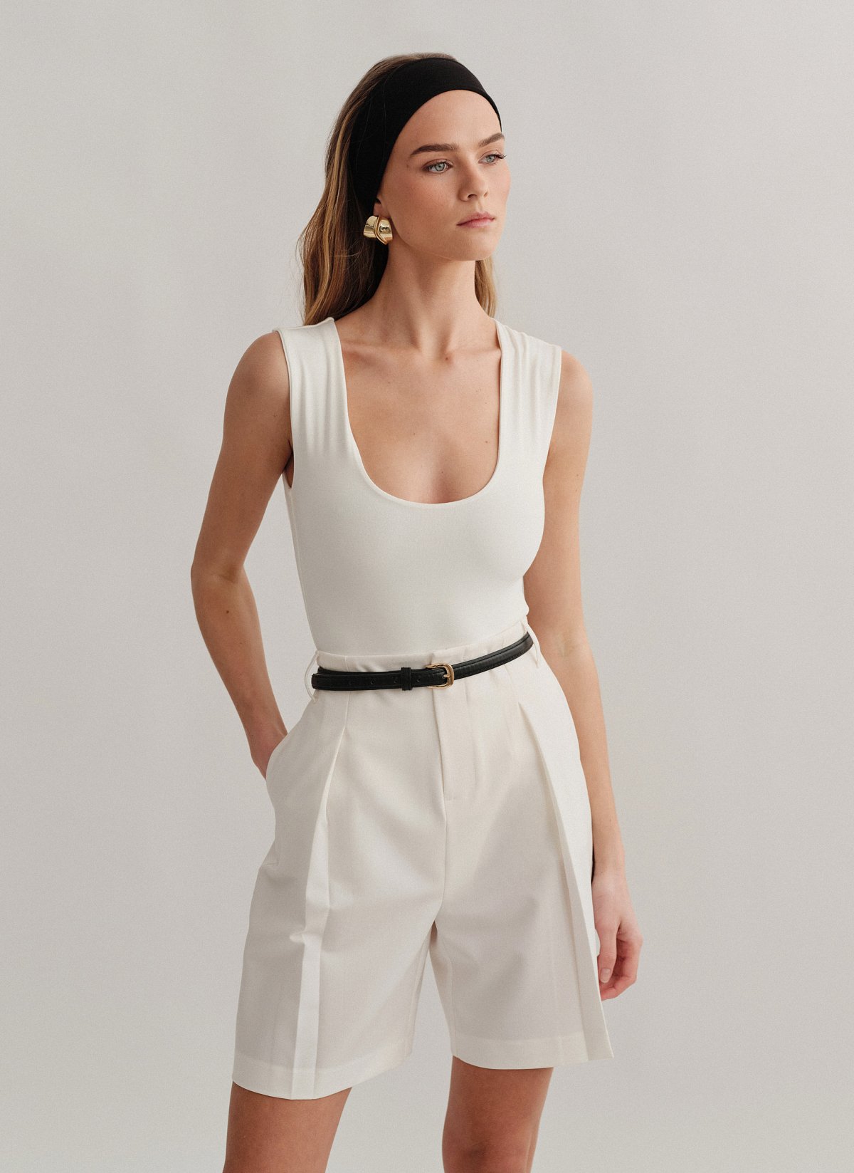 Γυναικείο αμάνικο κορμάκι bamboo