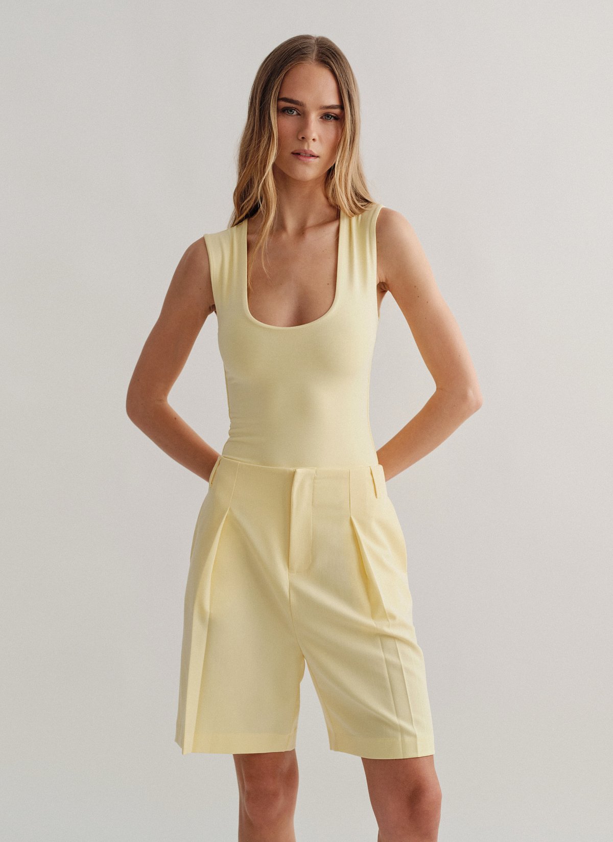 Γυναικείο αμάνικο κορμάκι bamboo