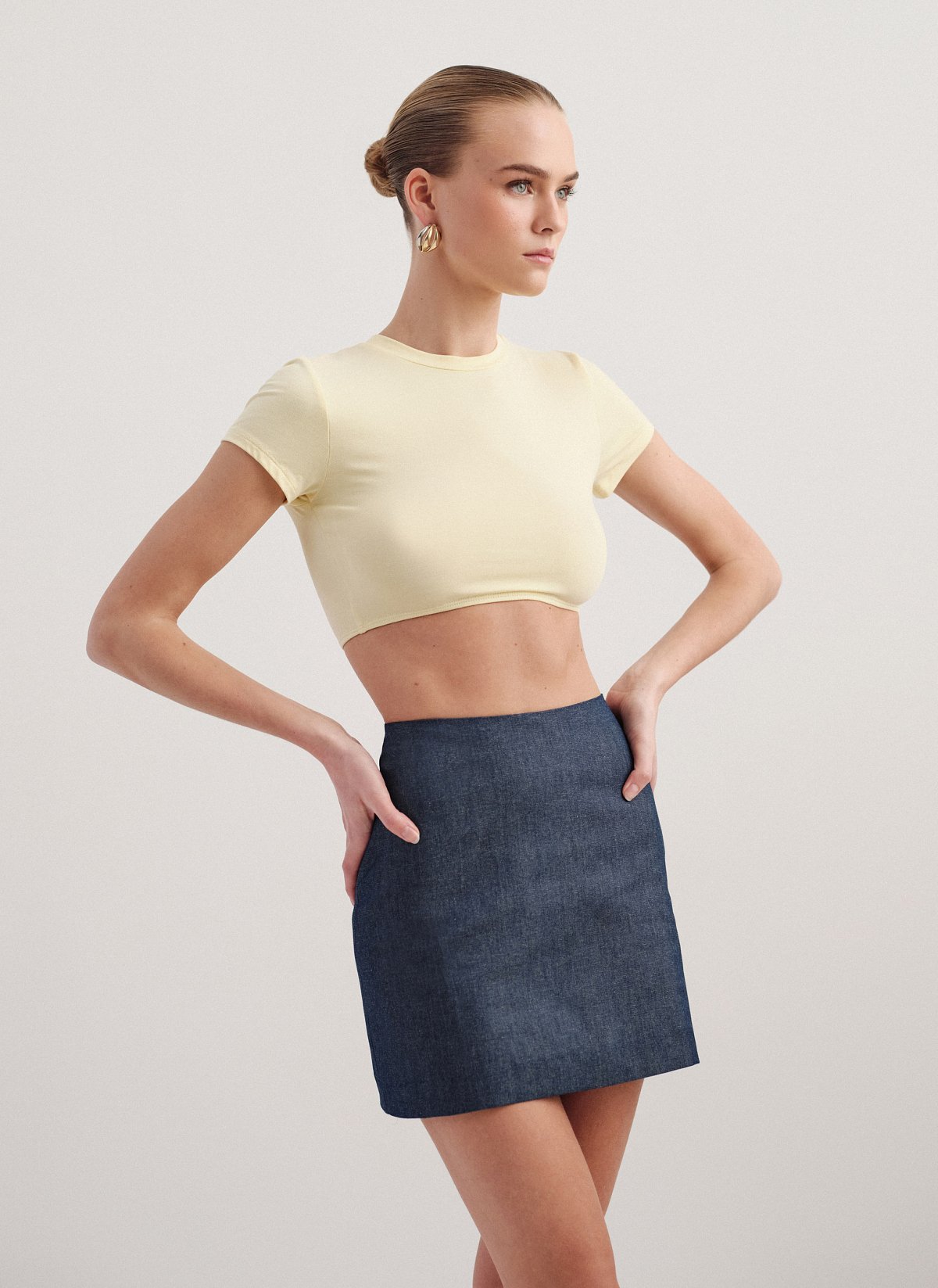 Γυναικεία denim παντελονόφουστα,