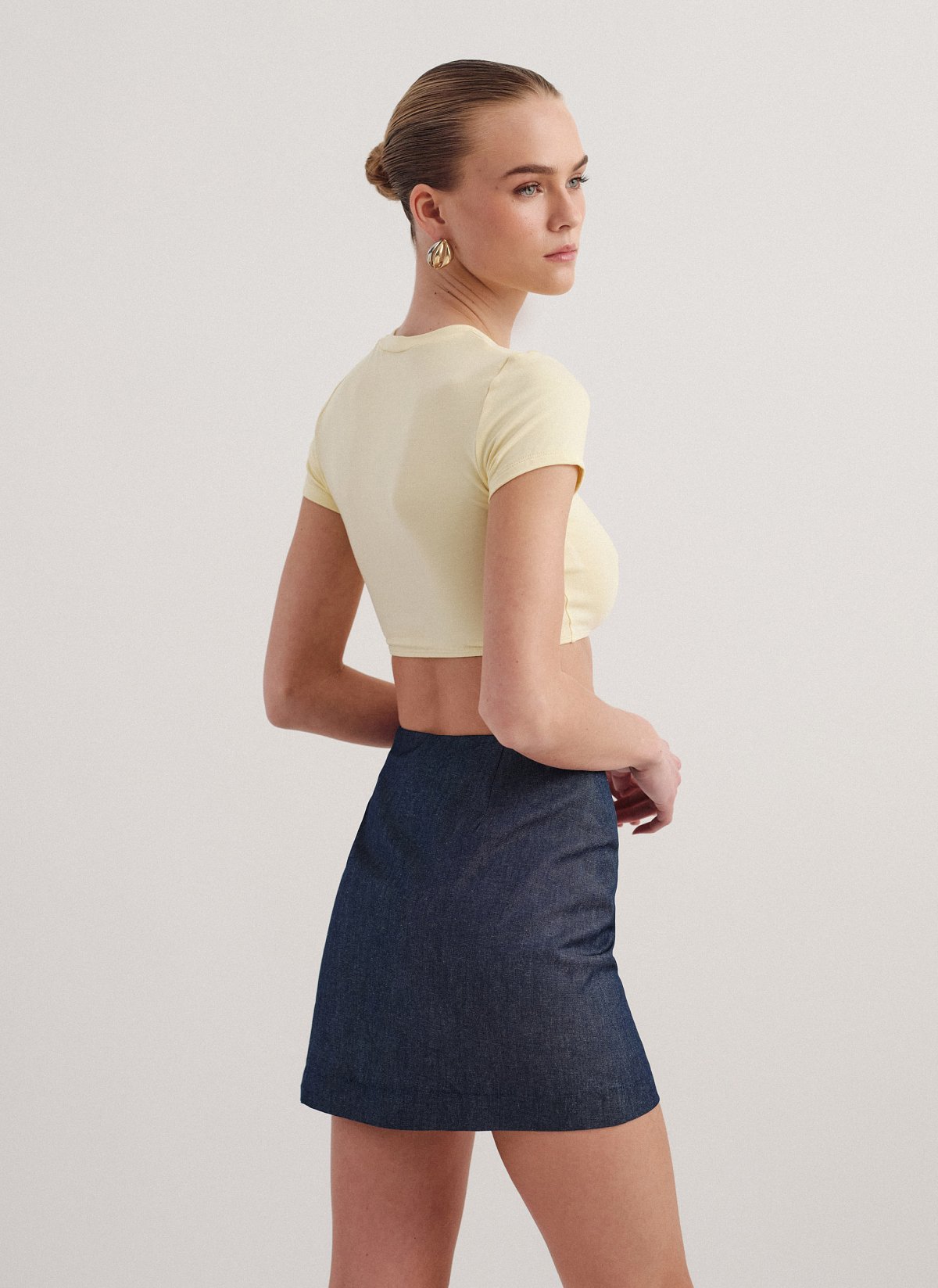 Γυναικεία denim παντελονόφουστα,