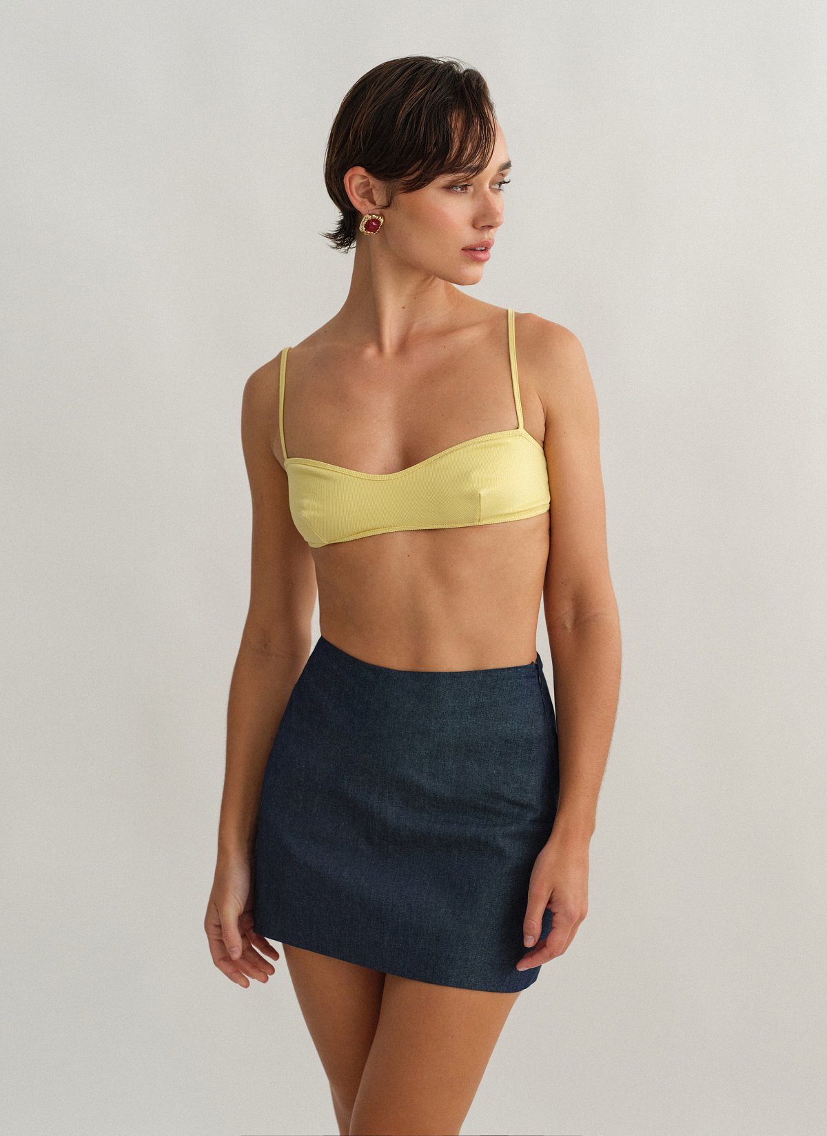 Γυναικεία denim παντελονόφουστα,