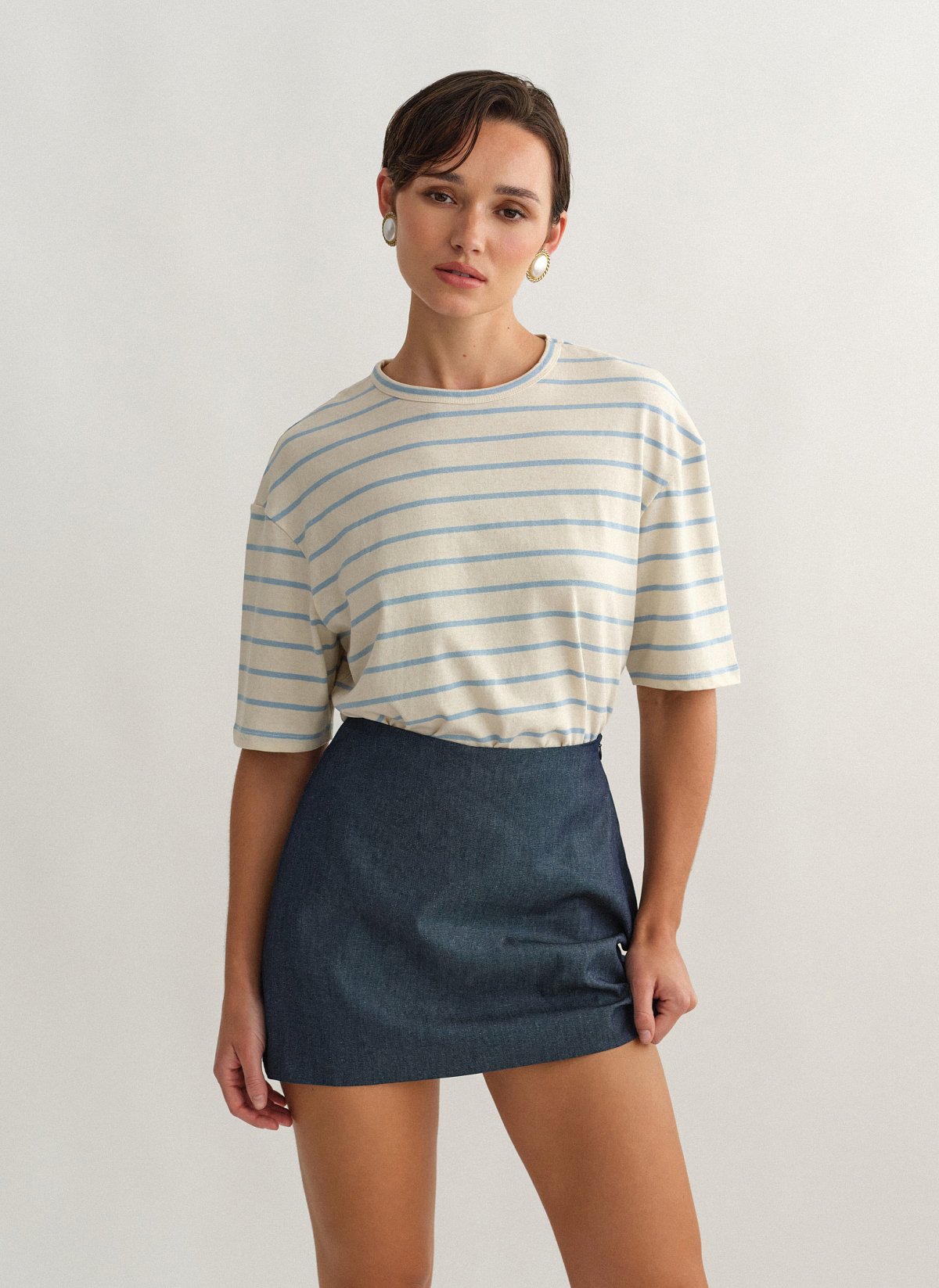 Γυναικεία denim παντελονόφουστα,