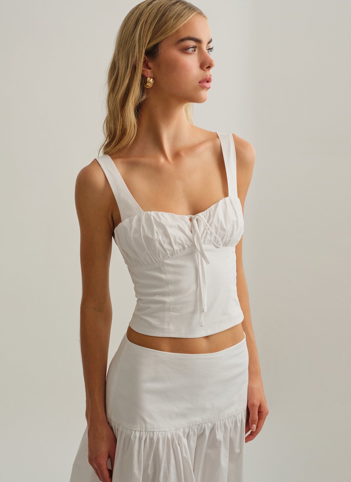 Γυναικείο κορσέ τοπ ποπλίνα