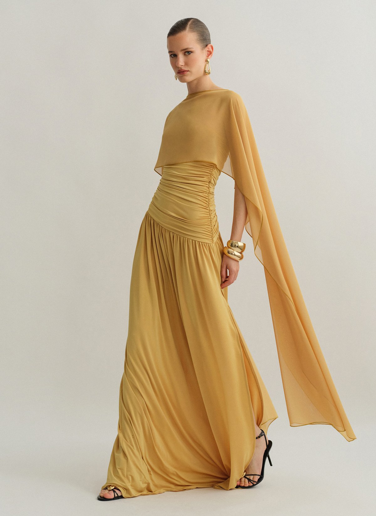 Maxi ruched dress-10