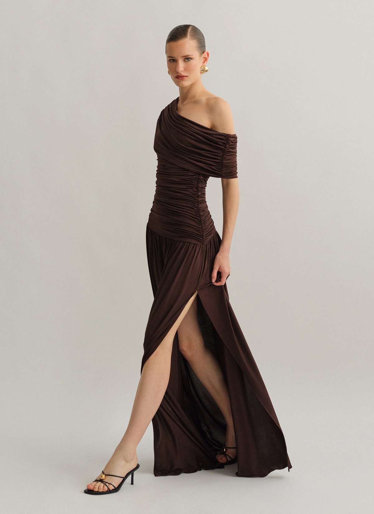 Maxi ruched dress-13