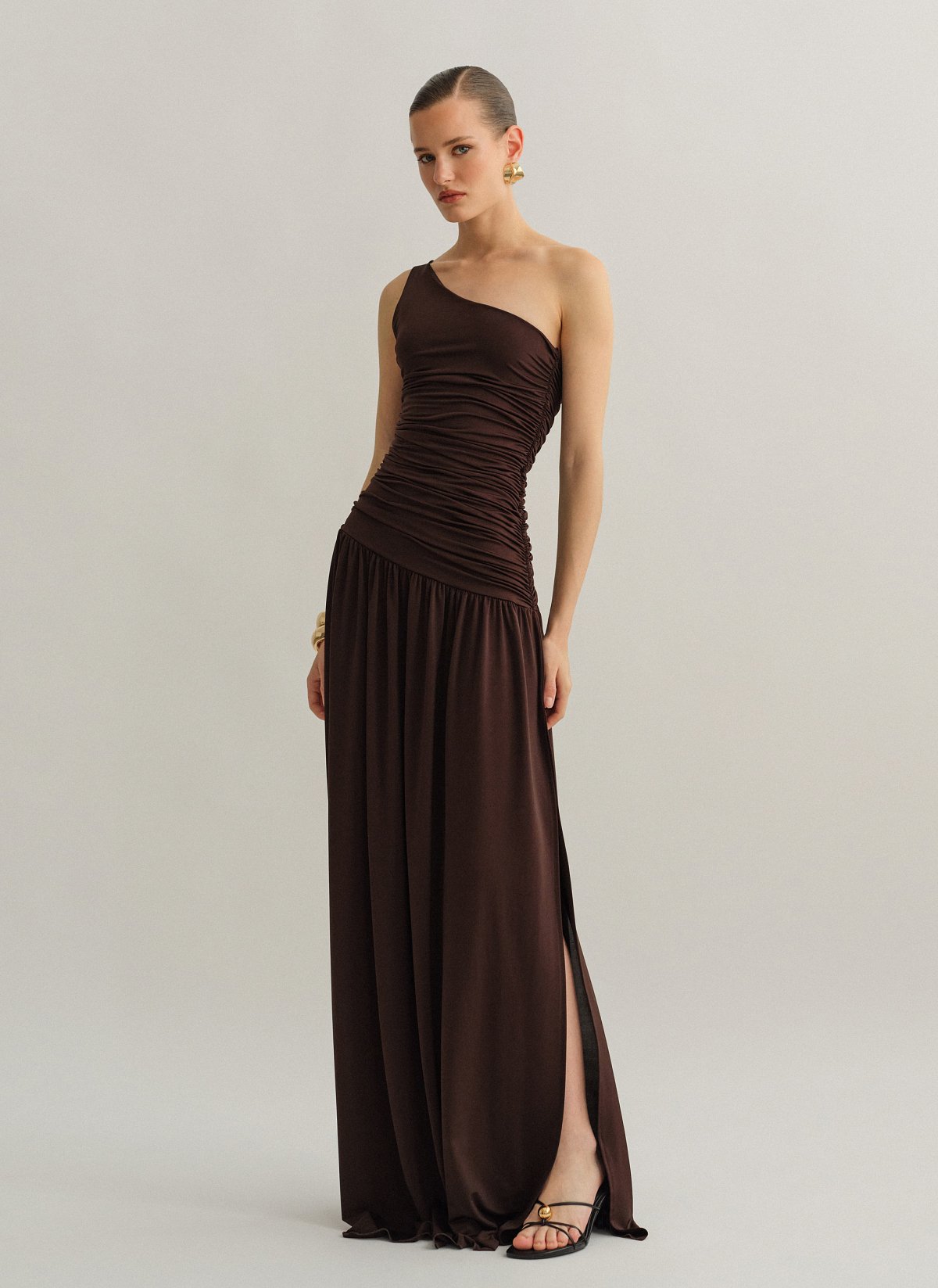 Maxi ruched dress-16