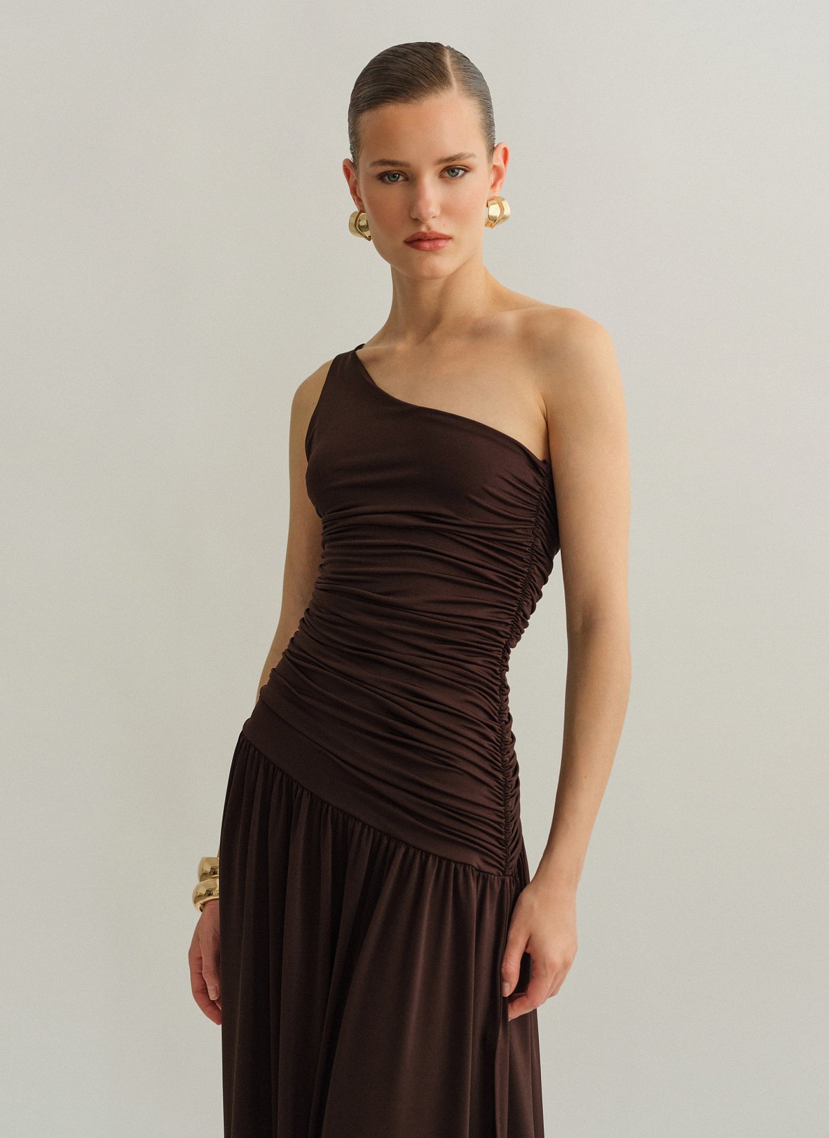 Maxi ruched dress-17