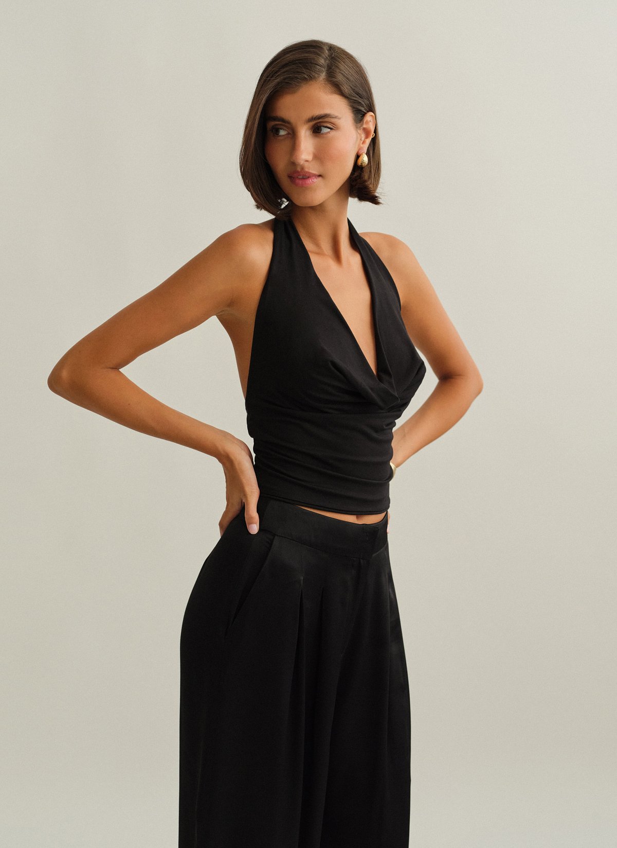 Γυναικεία  ντραπέ μπλούζα bamboo