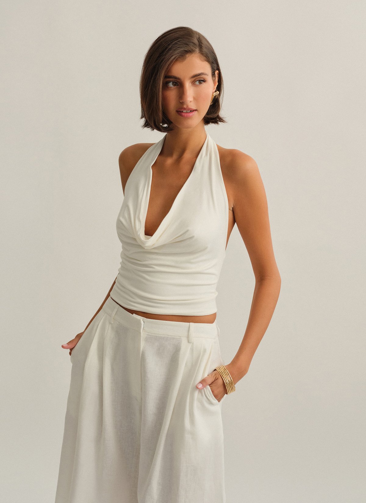 Γυναικεία  ντραπέ μπλούζα bamboo