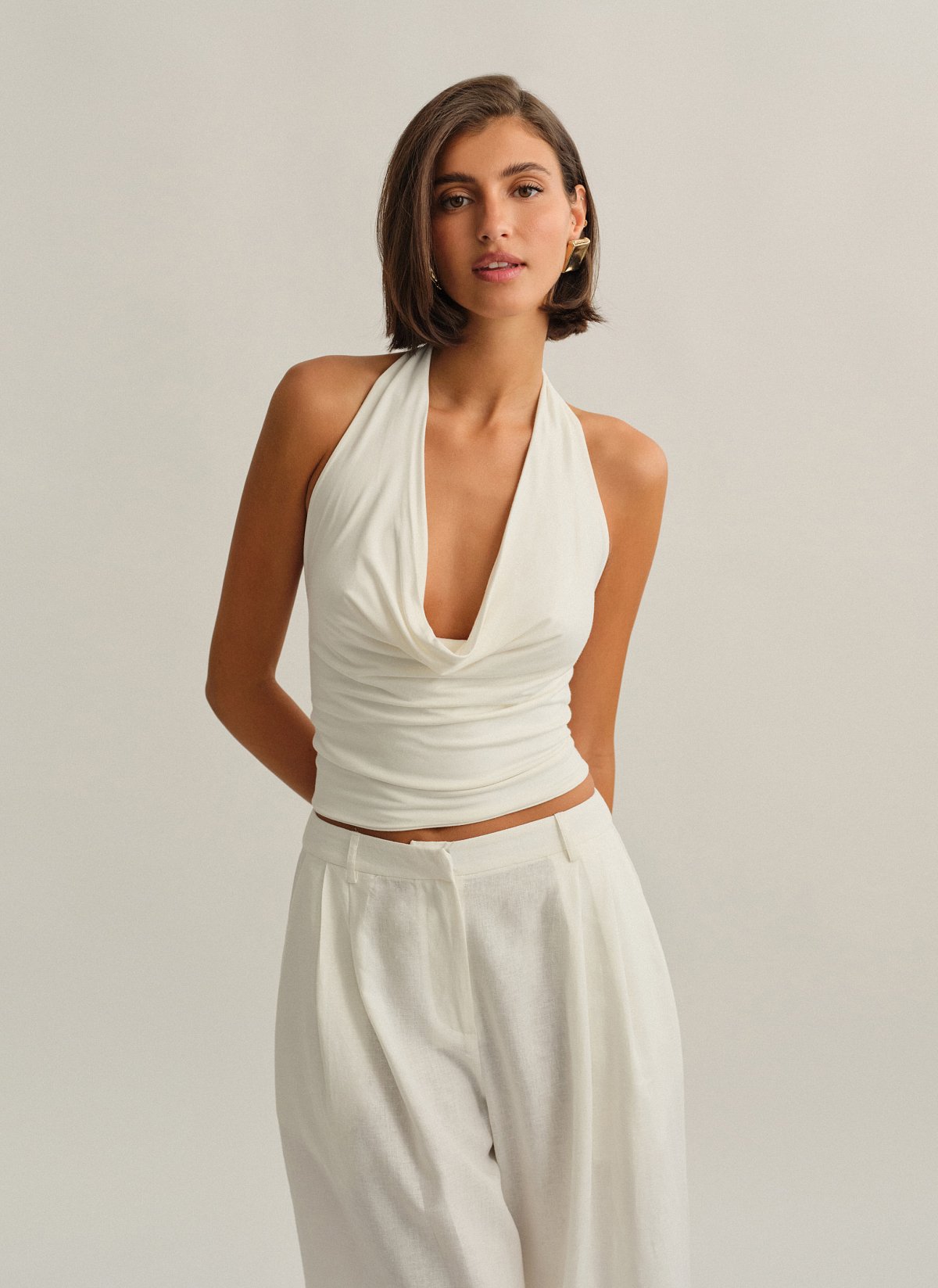 Γυναικεία  ντραπέ μπλούζα bamboo