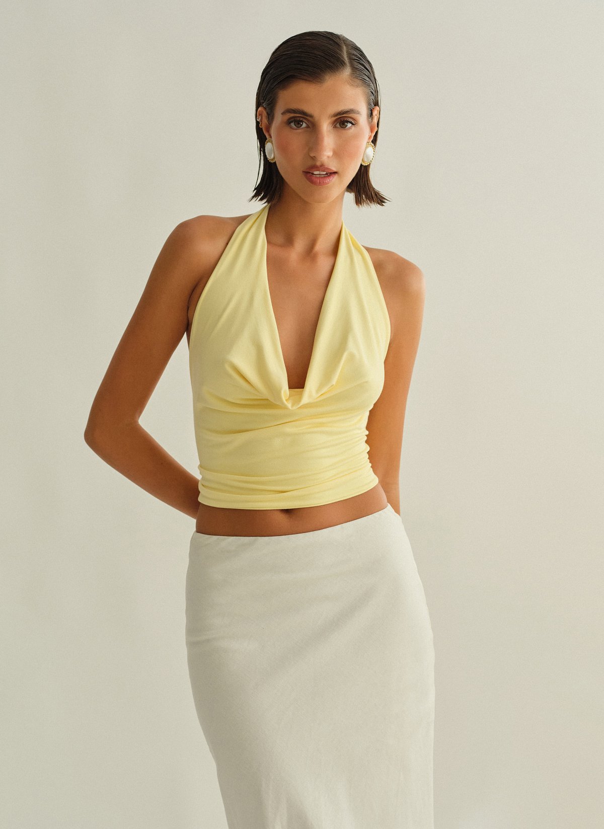 Γυναικεία  ντραπέ μπλούζα bamboo