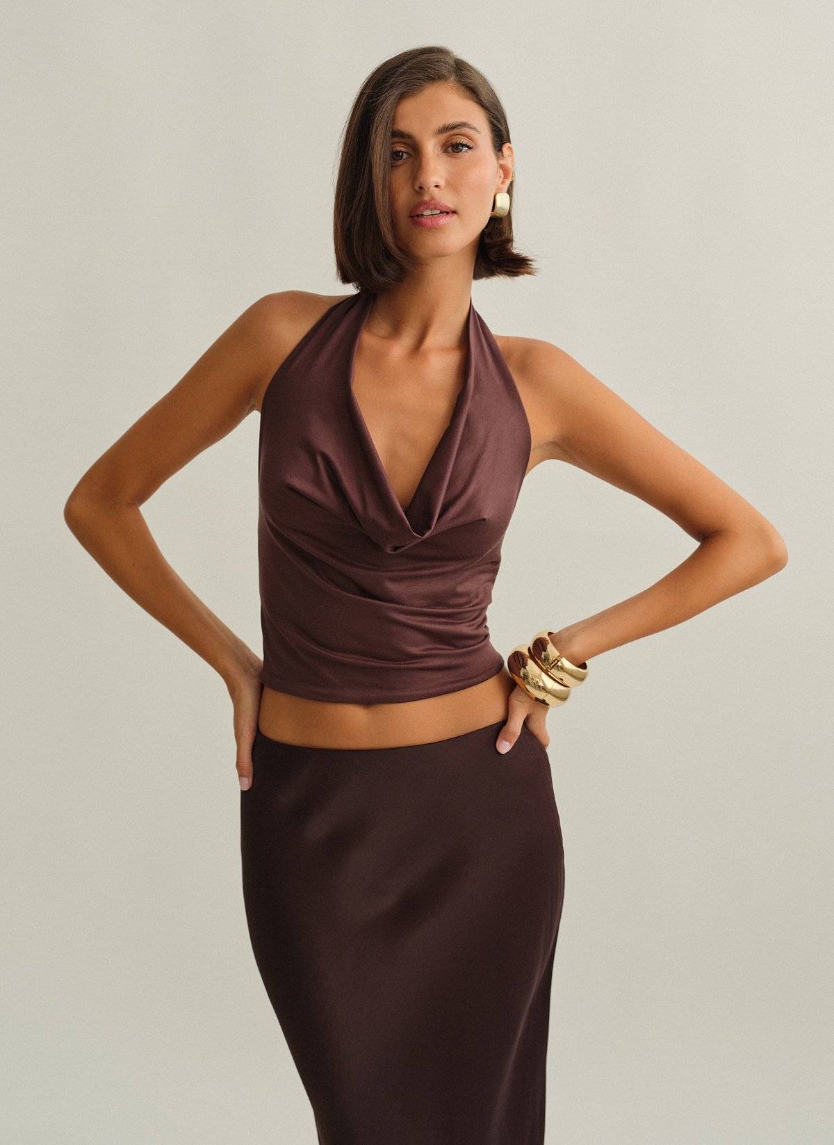 Γυναικεία  ντραπέ μπλούζα bamboo