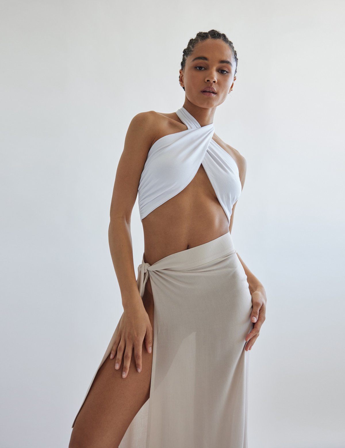 Crop τοπ με δέσιμο-8