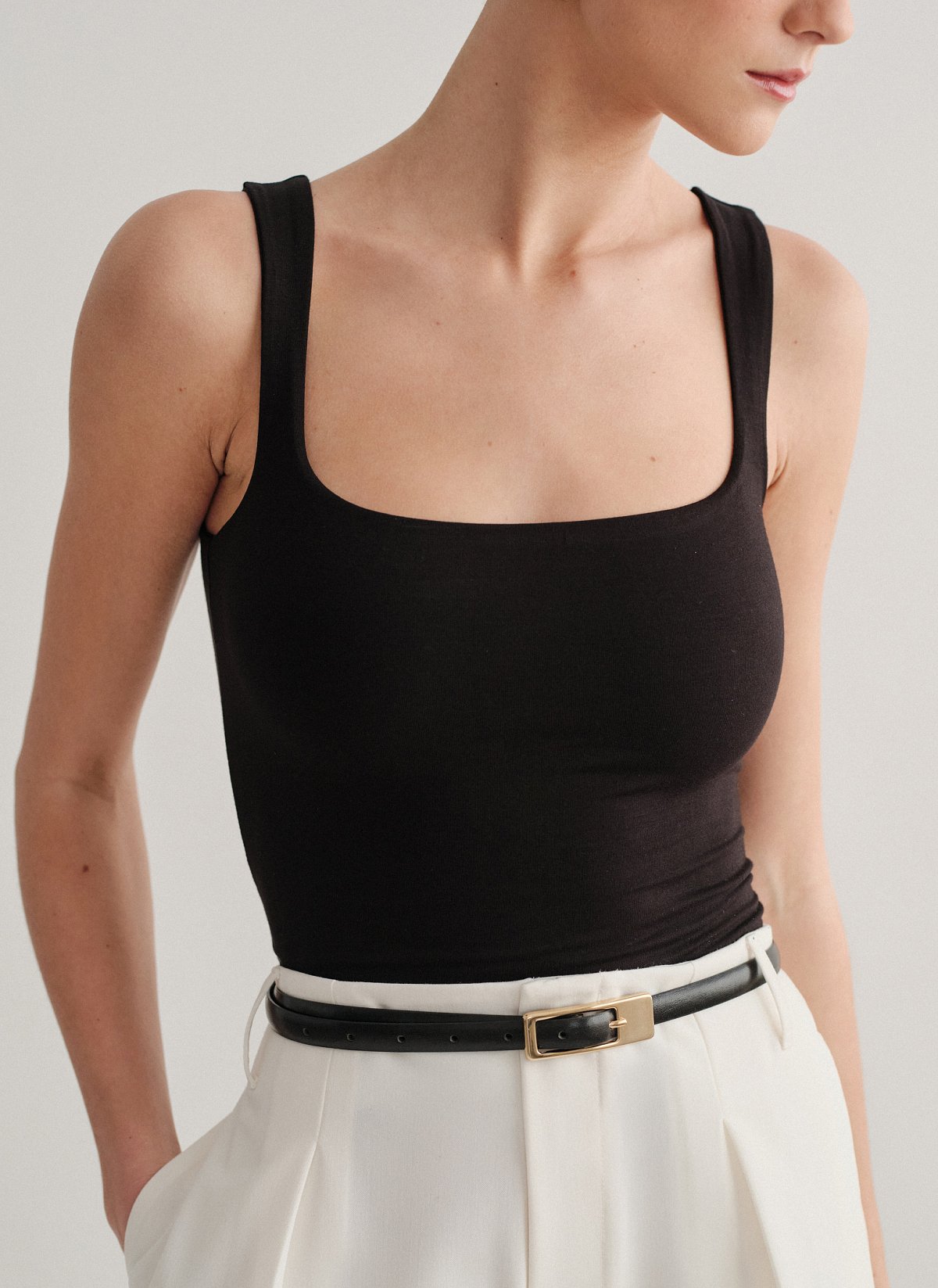 Γυναικείο αμάνικη μπλούζα bamboo