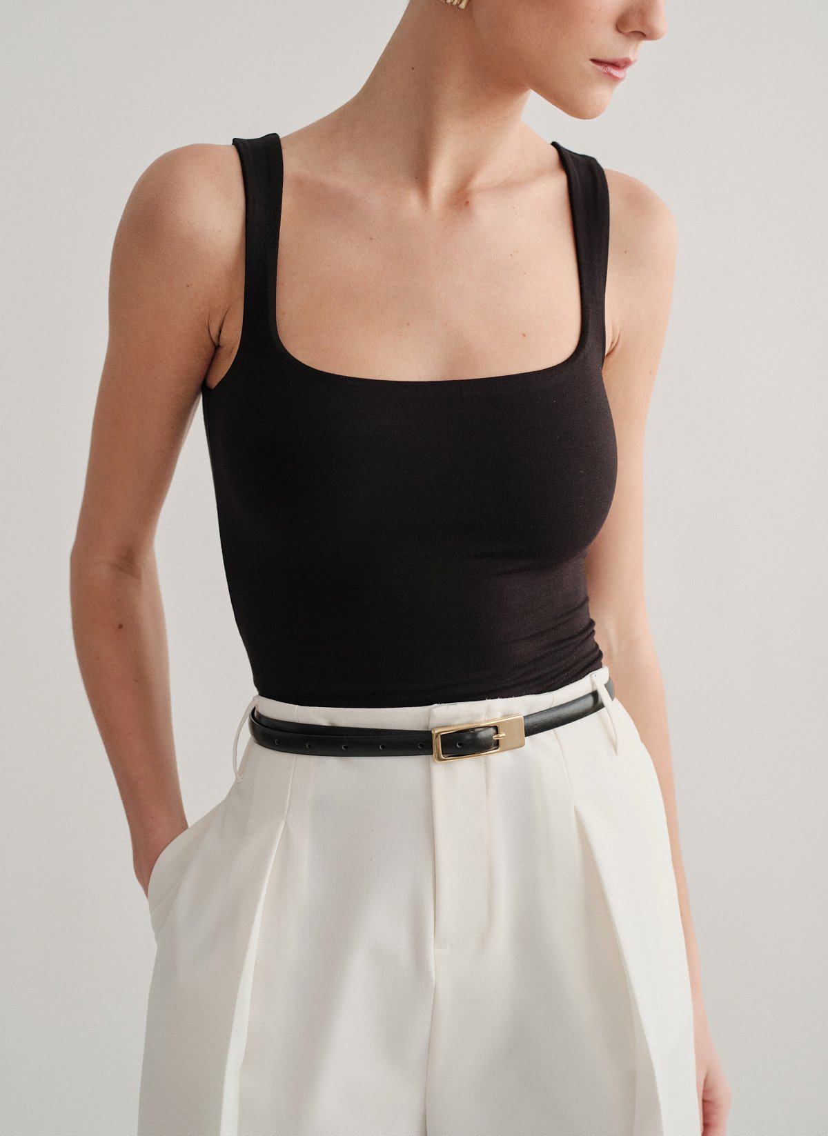 Γυναικείο αμάνικη μπλούζα bamboo