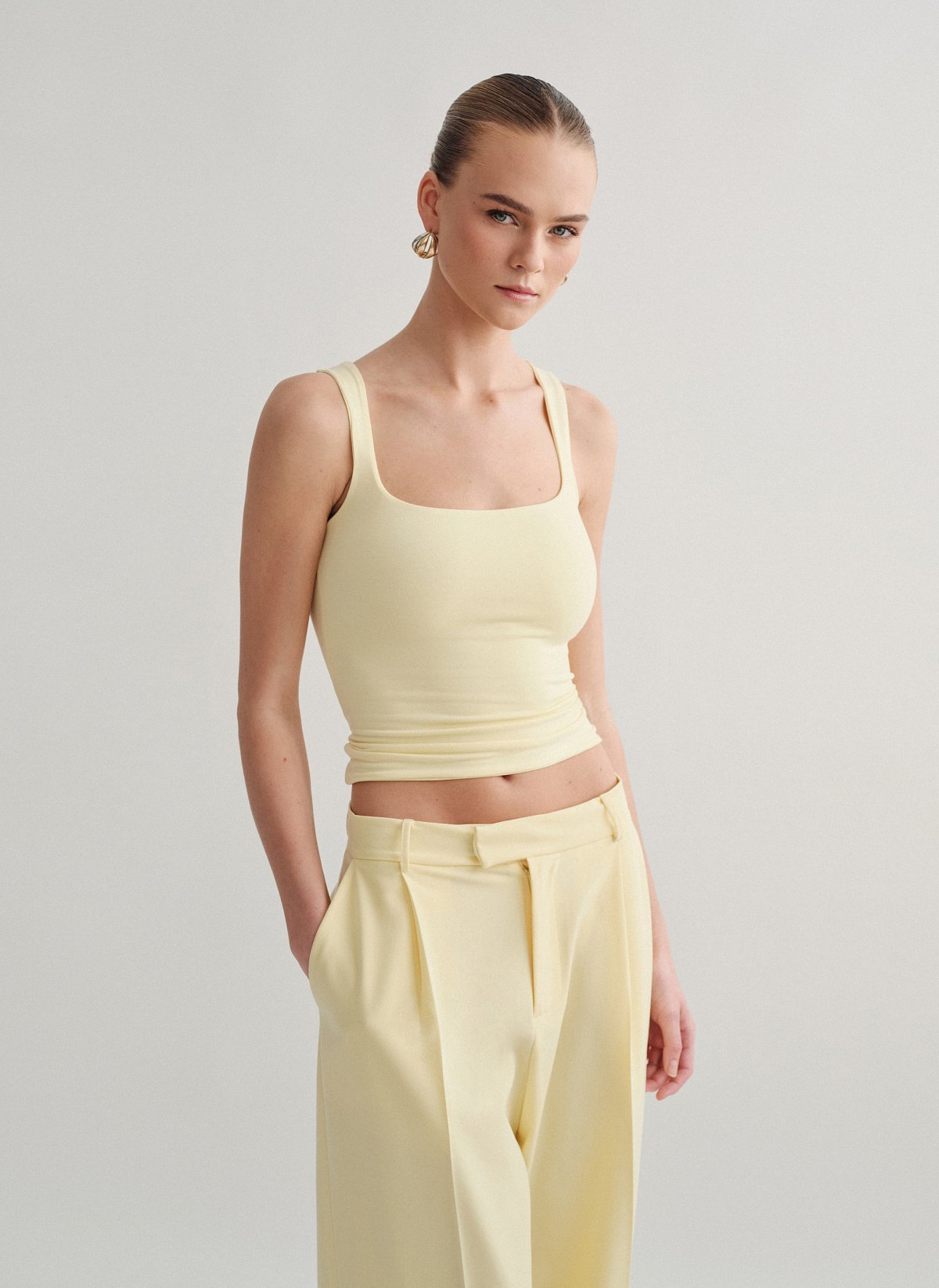 Γυναικείο αμάνικη μπλούζα bamboo