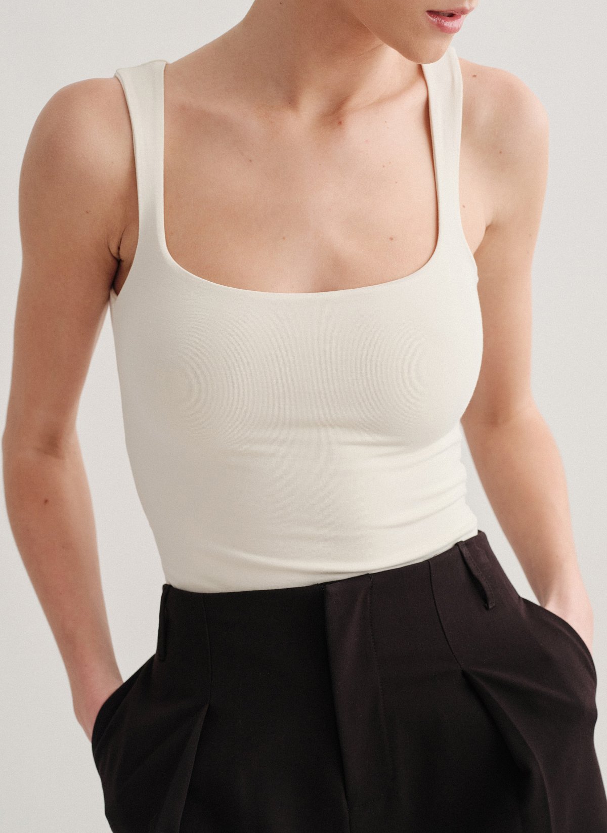 Γυναικείο αμάνικη μπλούζα bamboo