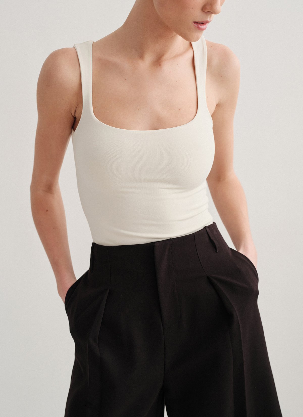 Γυναικείο αμάνικη μπλούζα bamboo