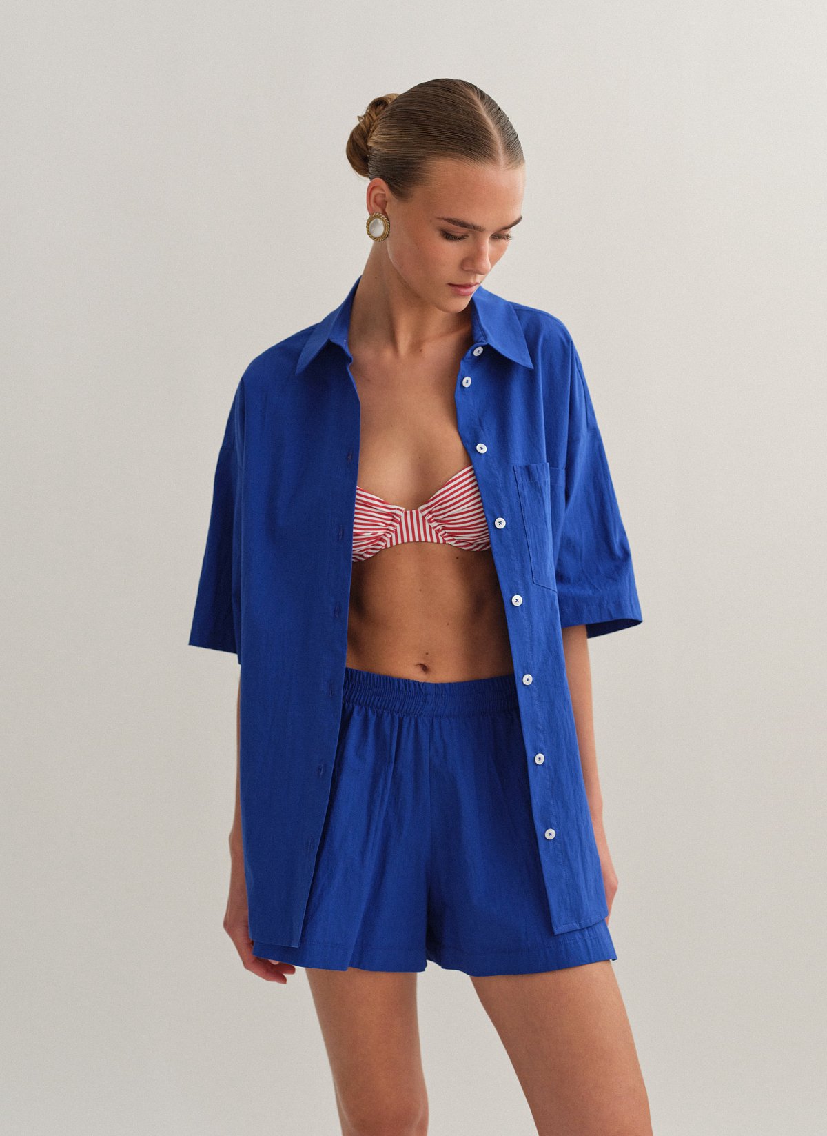 Crinckle-effect shorts-20