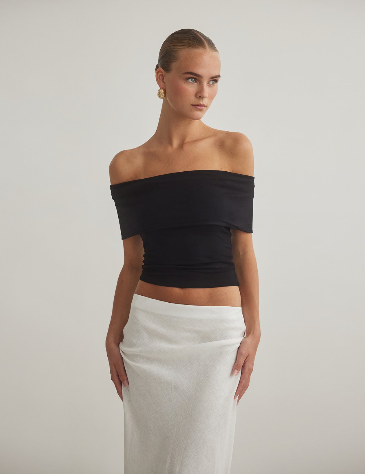 Γυναικείο off-shoulder τοπ bamboo