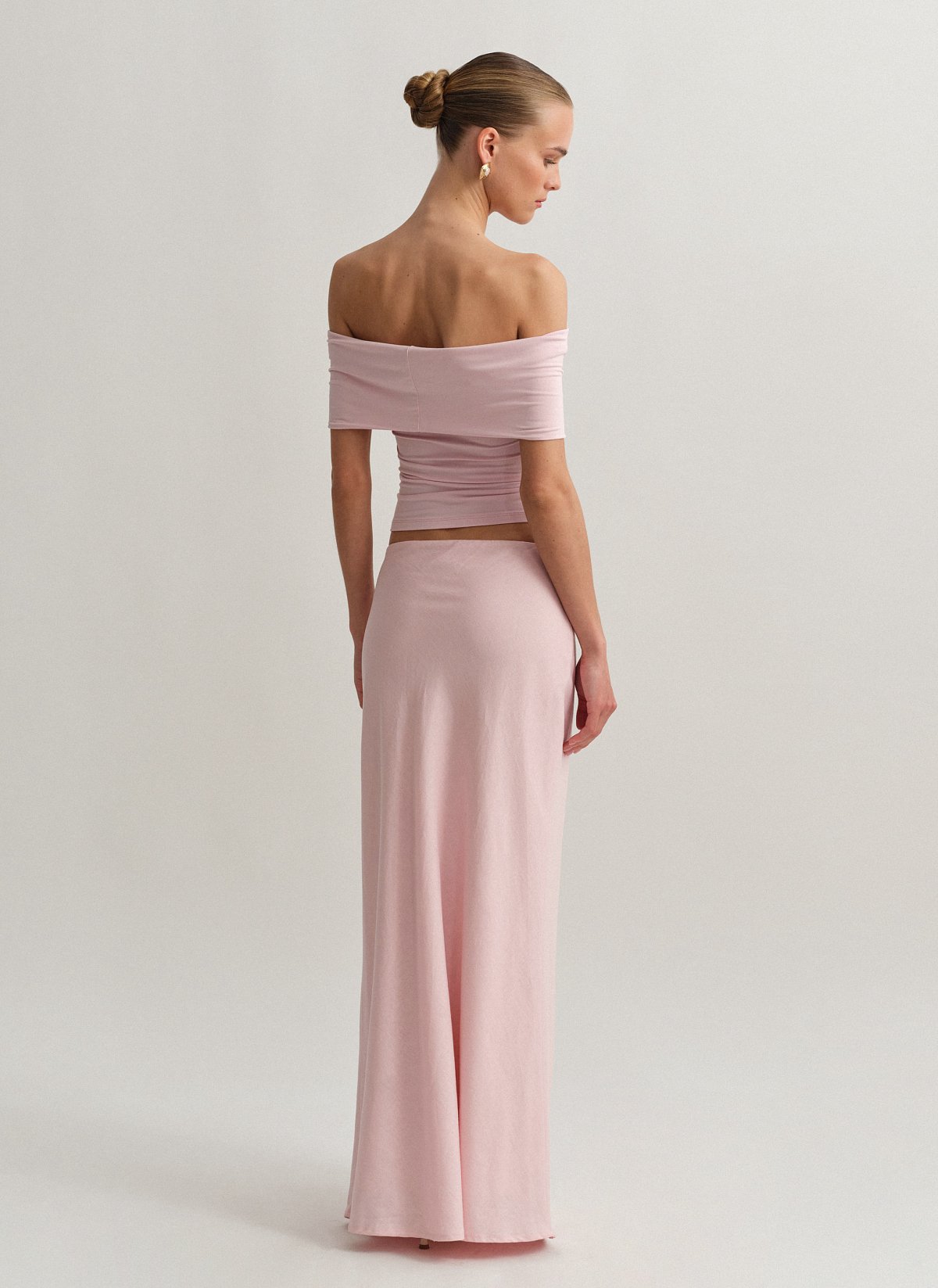 Γυναικεία λινή μακριά φούστα