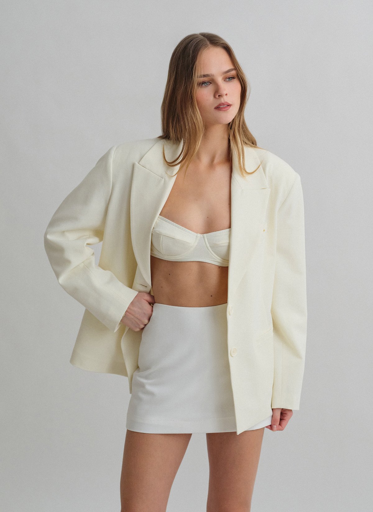 Υφασμάτινη παντελονόφουστα με φερμουάρ-4