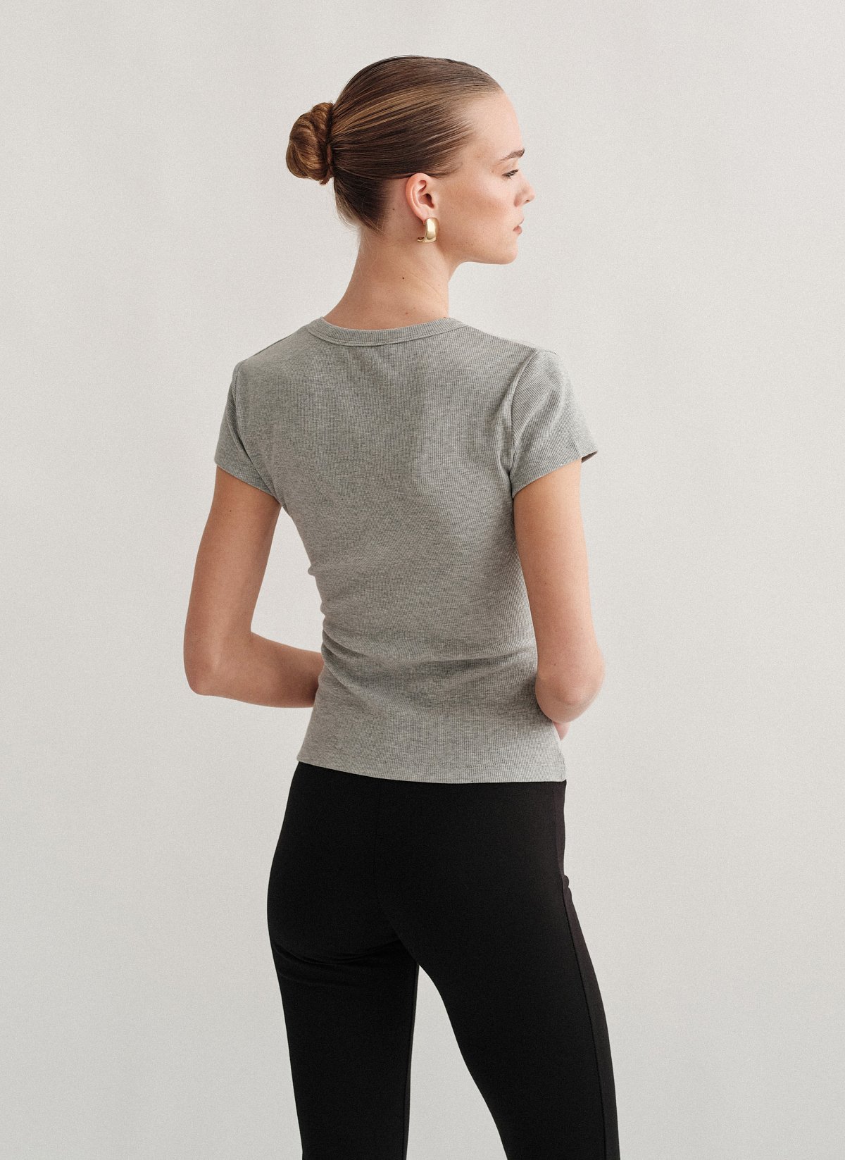 Ριπ μπλούζα με κουμπιά-5