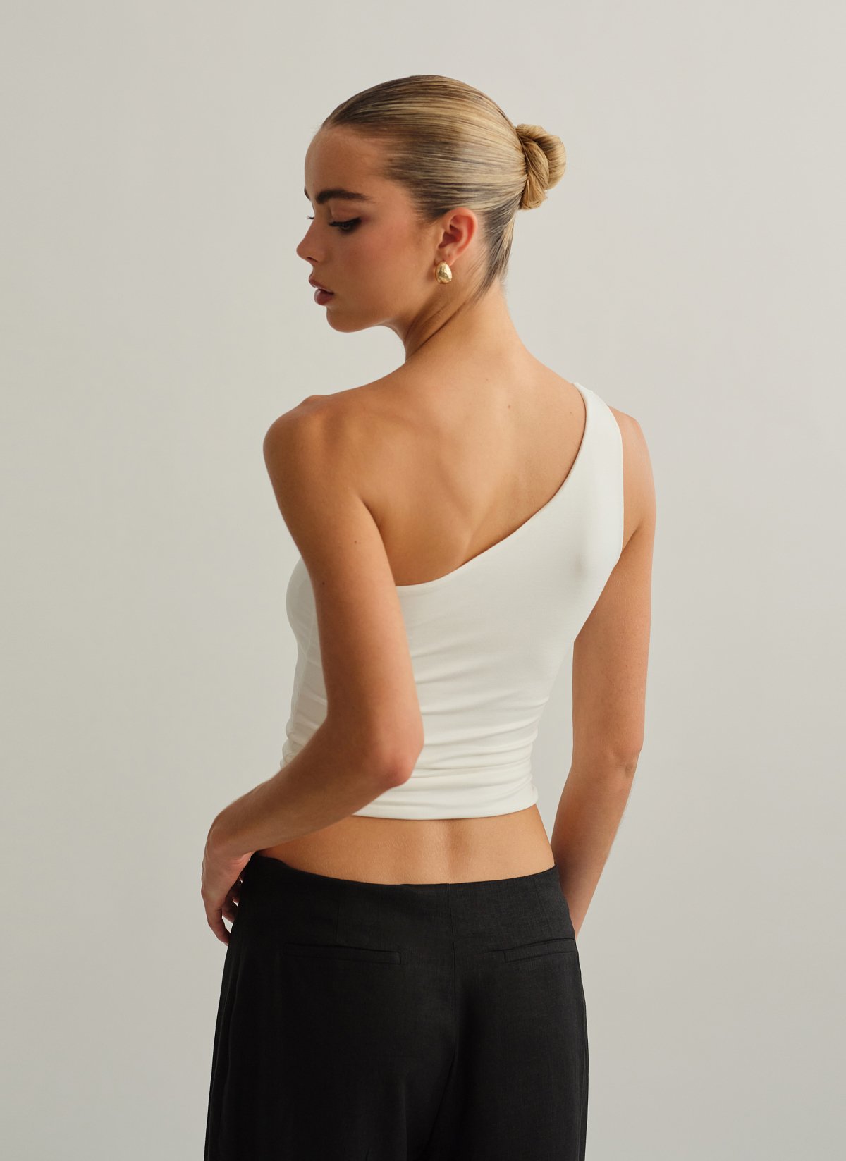 Οne-shoulder μπλούζα bamboo-4