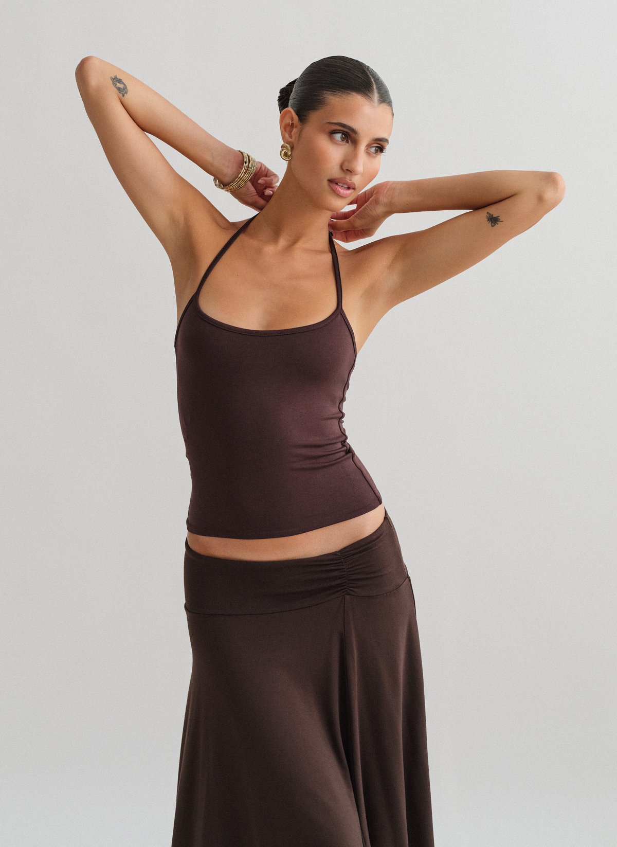 Halter τοπ με δέσιμο bamboo-3
