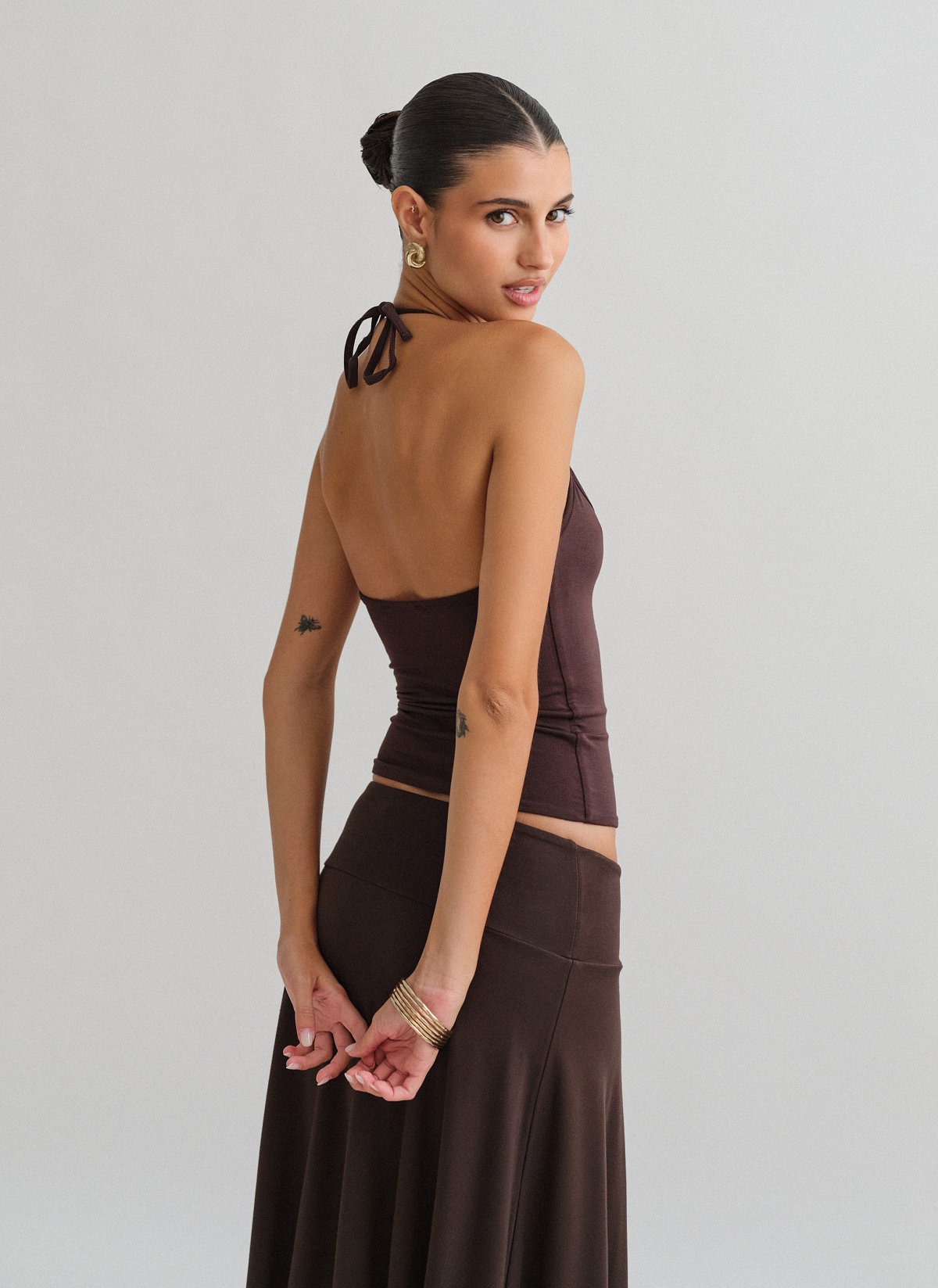 Halter τοπ με δέσιμο bamboo-2