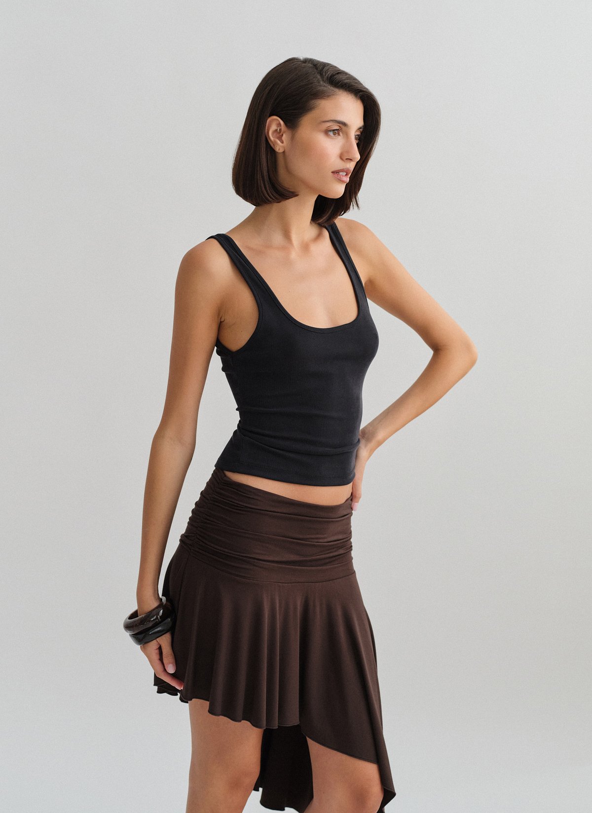 Sleeveless ribbed blouse-7