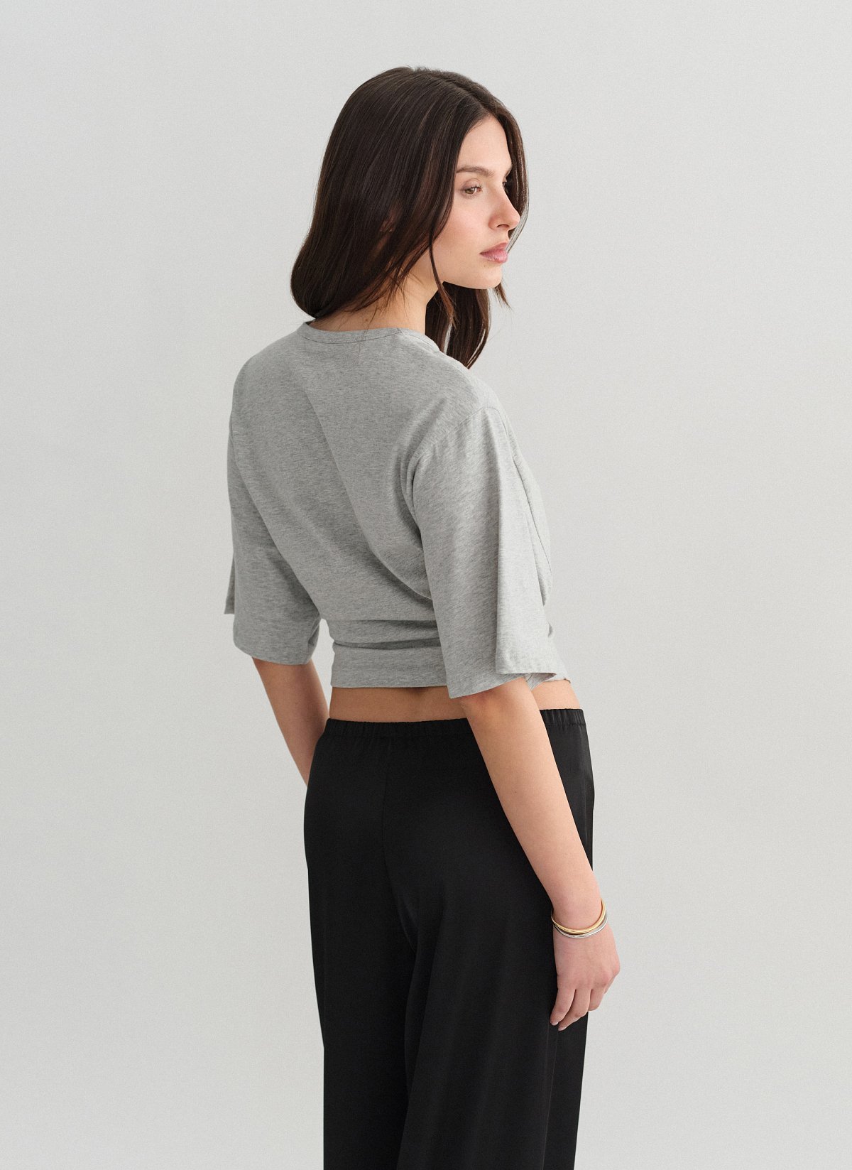 Fitted shortsleeve blouse-4