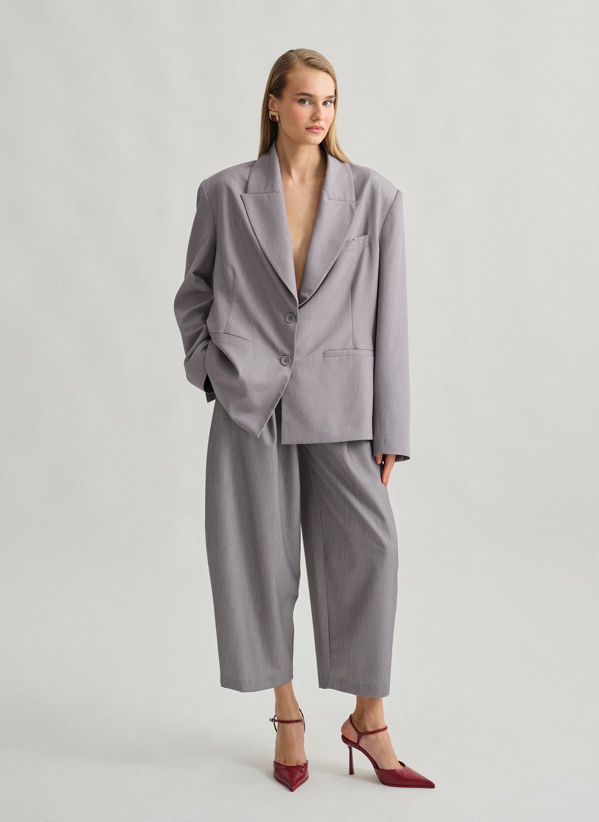 Textured barrel-fit trousers-18