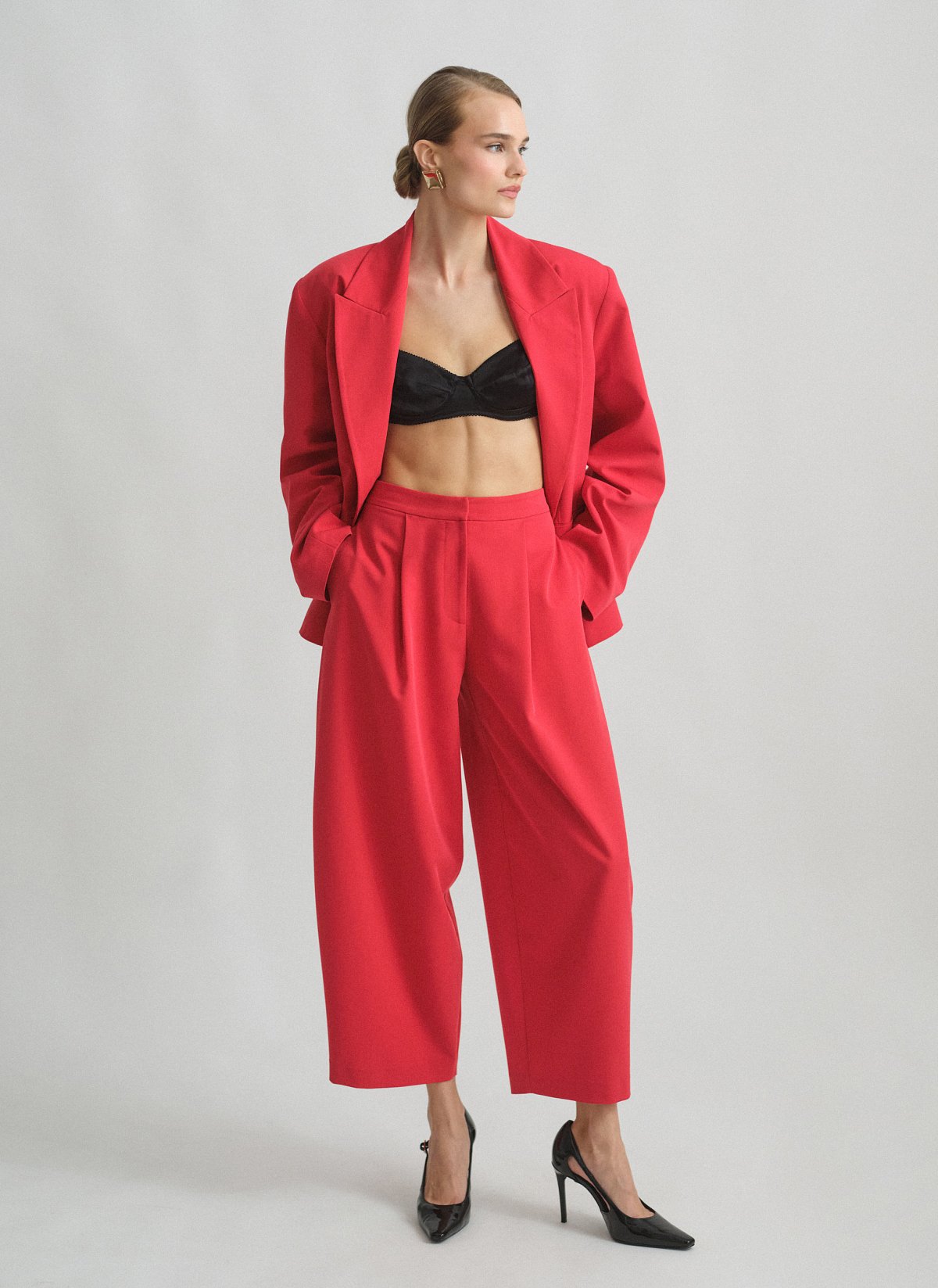 Textured barrel-fit trousers-20