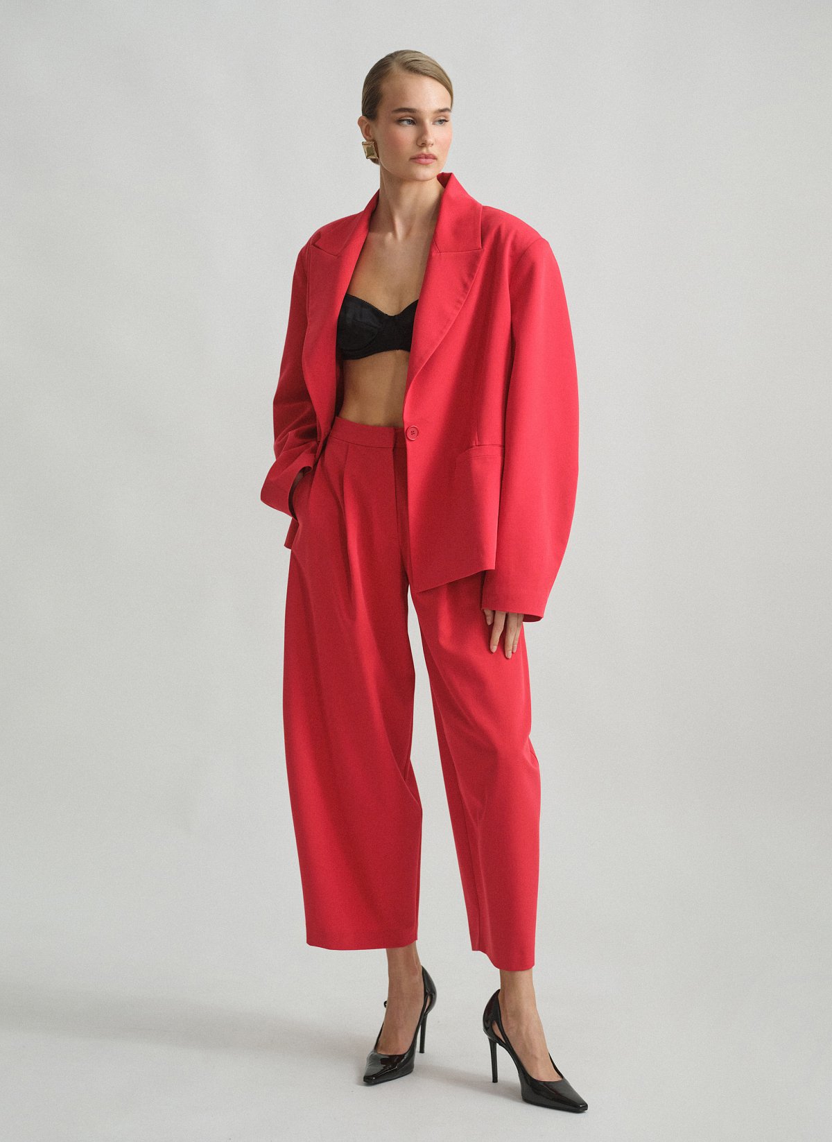 Textured barrel-fit trousers-24